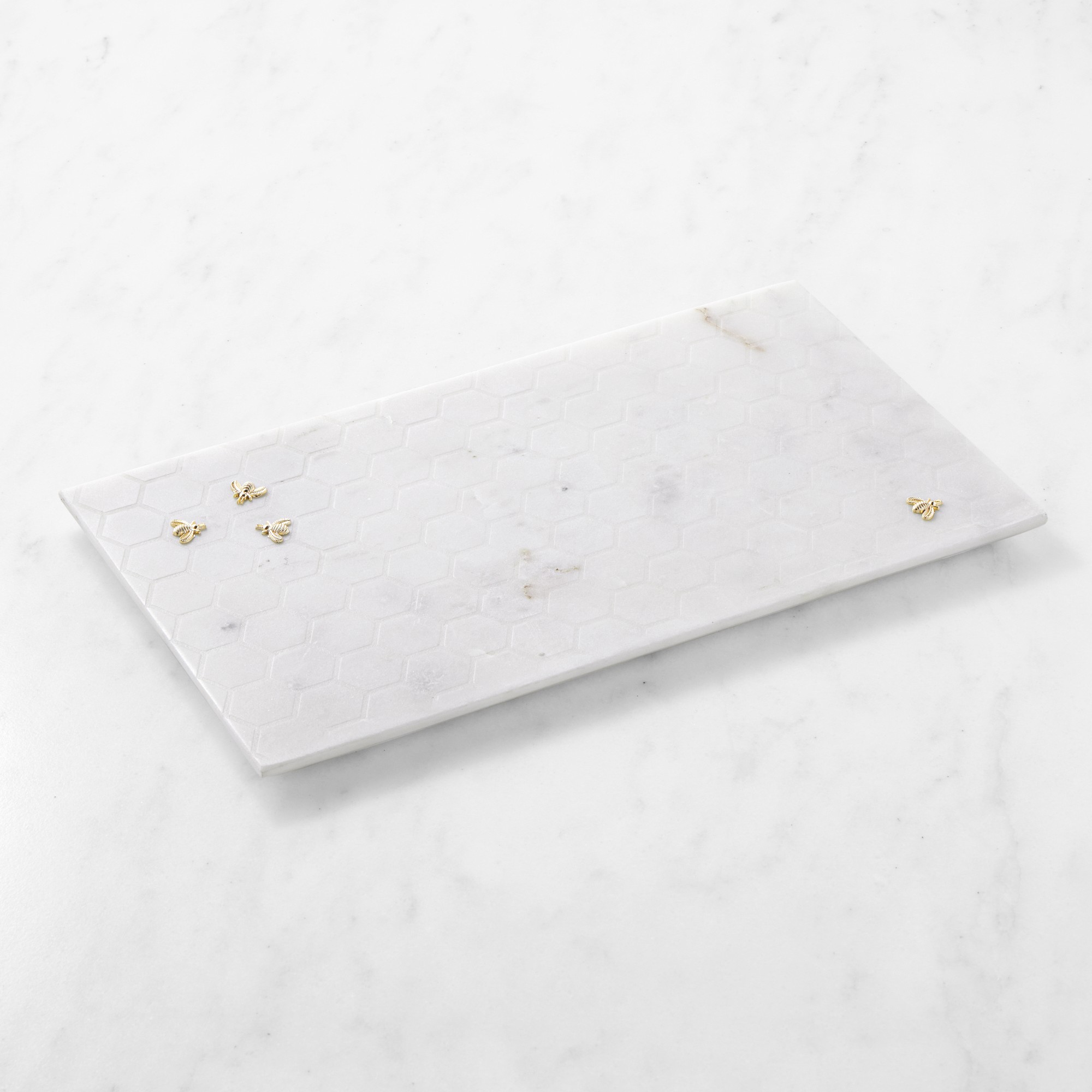 Marble Honeycomb Rectangular Cheese Board