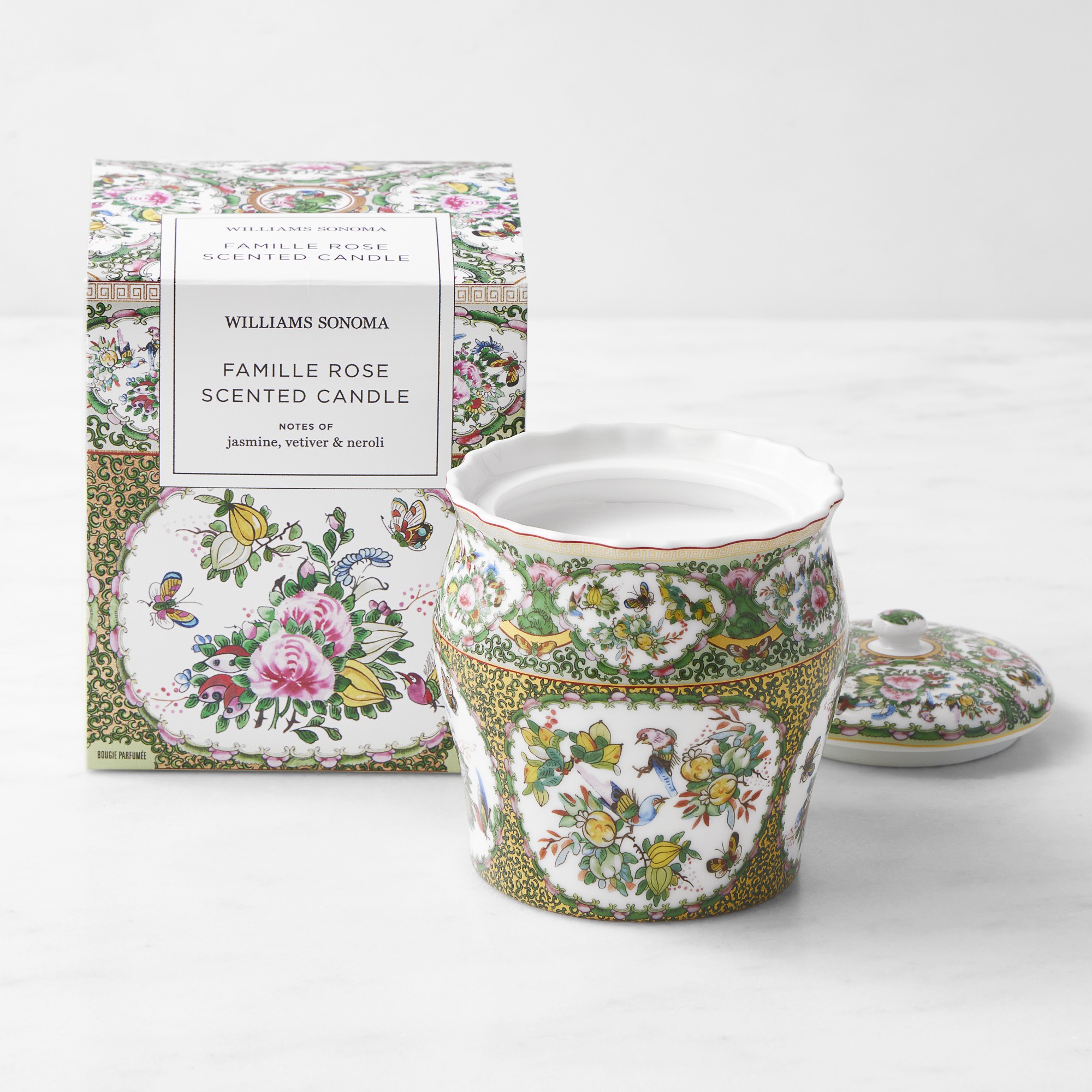 Famille Rose Figural Candle