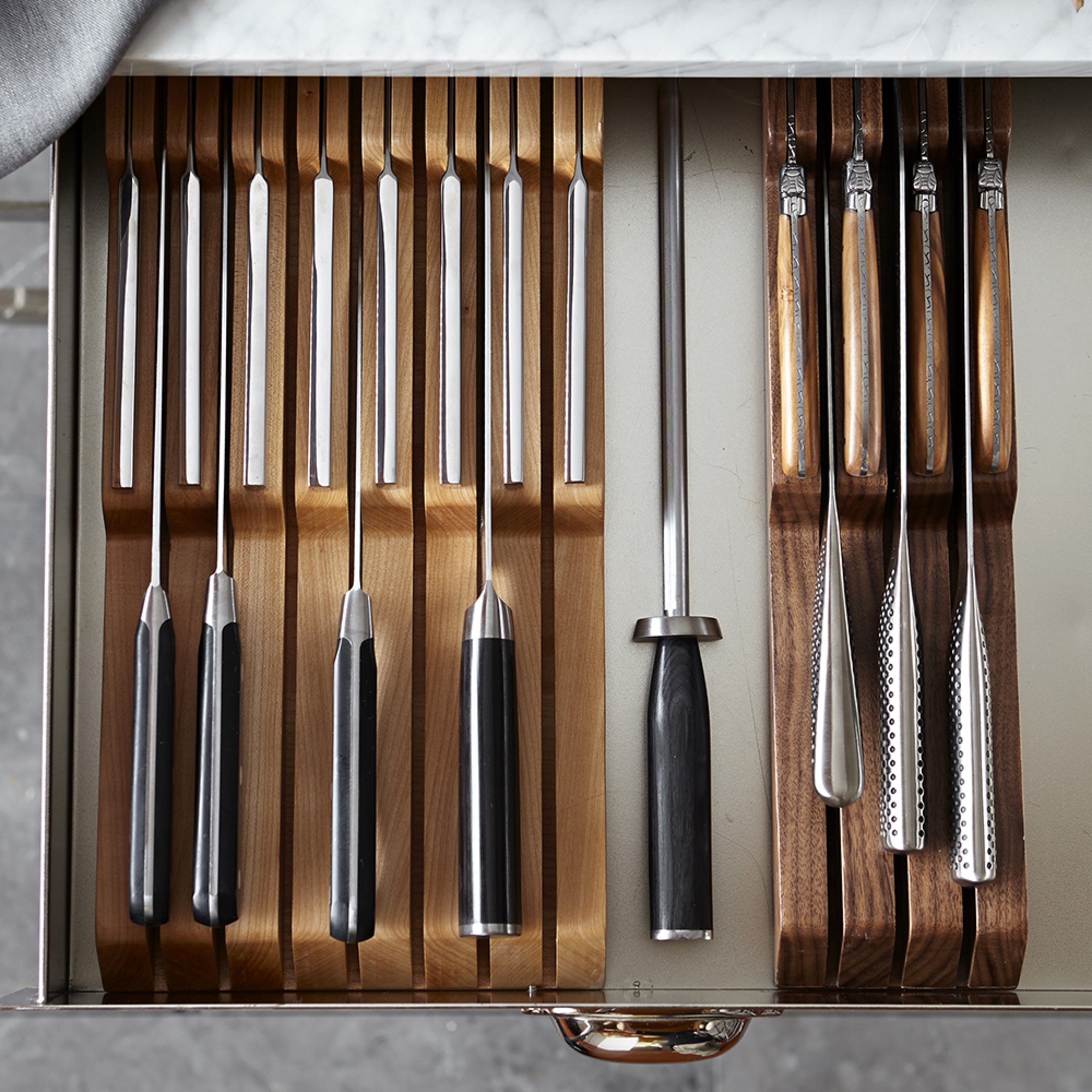 Williams Sonoma 7-Slot In-Drawer Knife Organizer