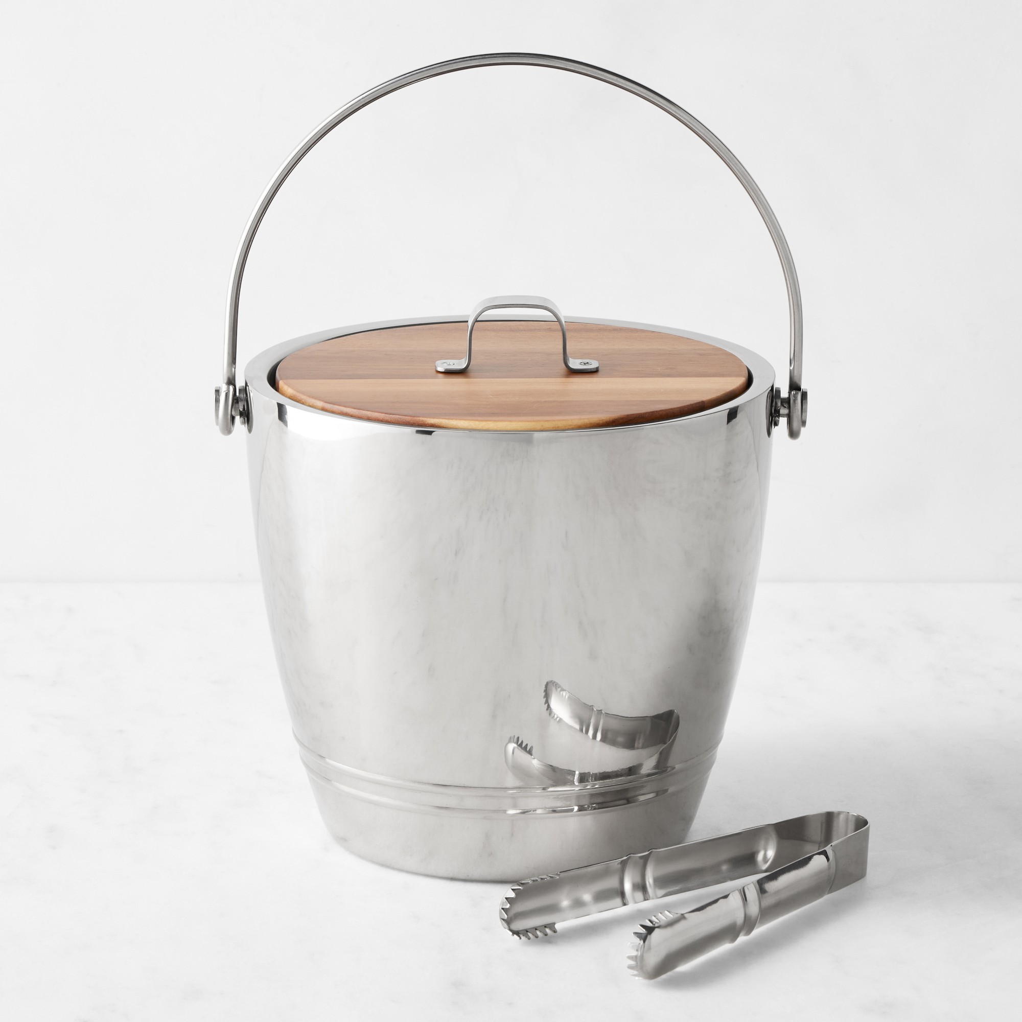 Crafthouse by Fortessa Round Ice Bucket with Tongs