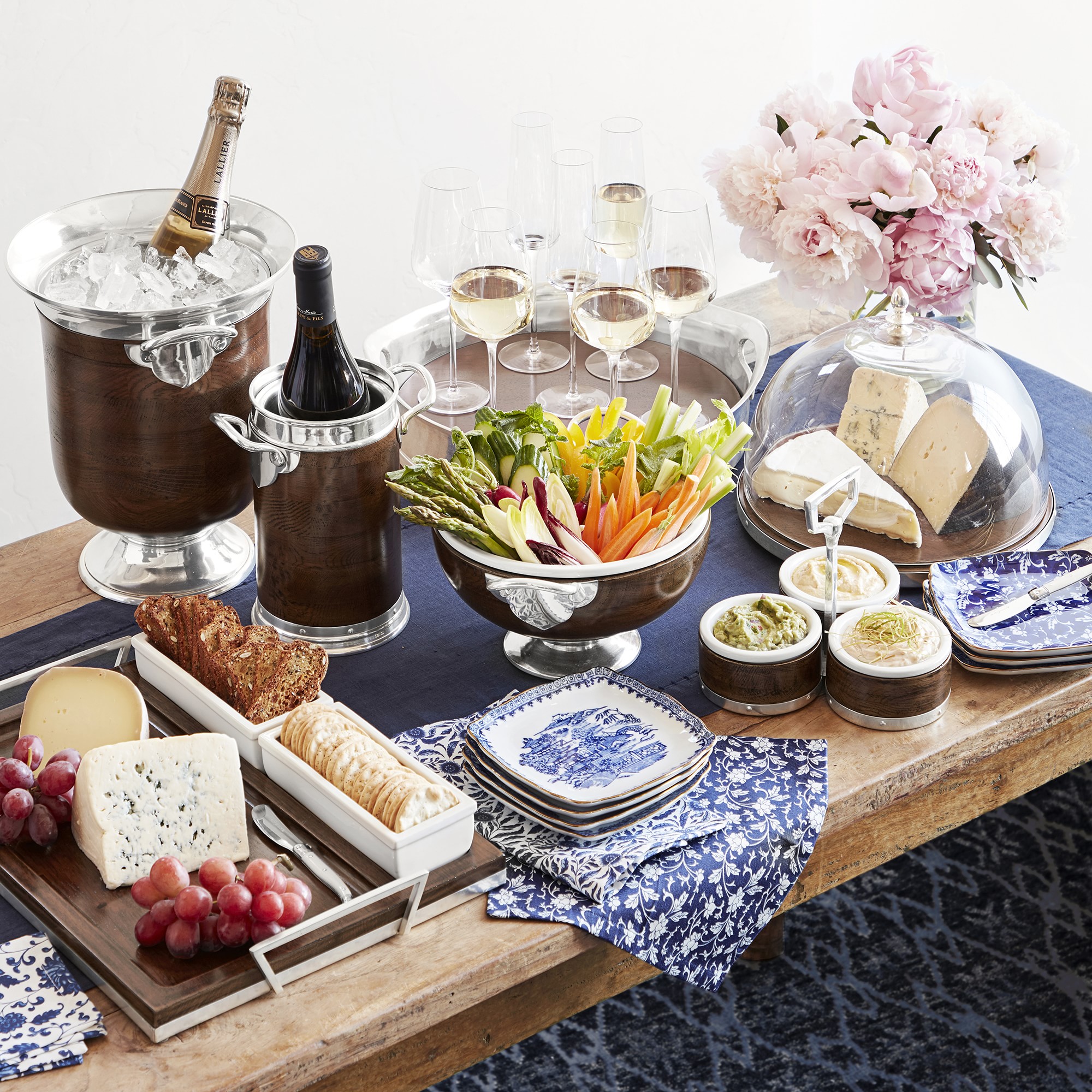 Marlo Thomas x Williams Sonoma Cockail Napkins, Set of 4