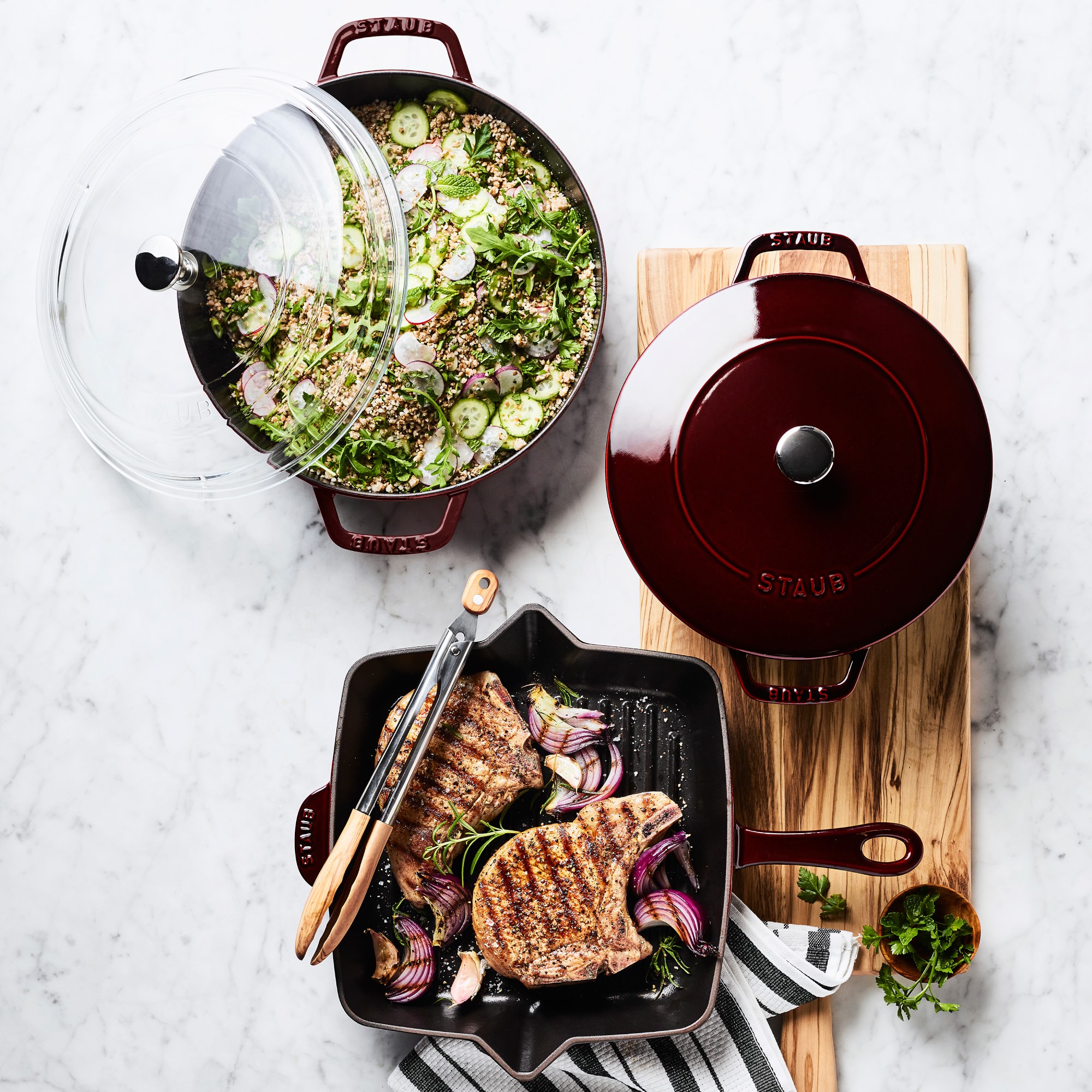 Staub Enameled Cast Iron Everything Braiser, 3 1/2-Qt.