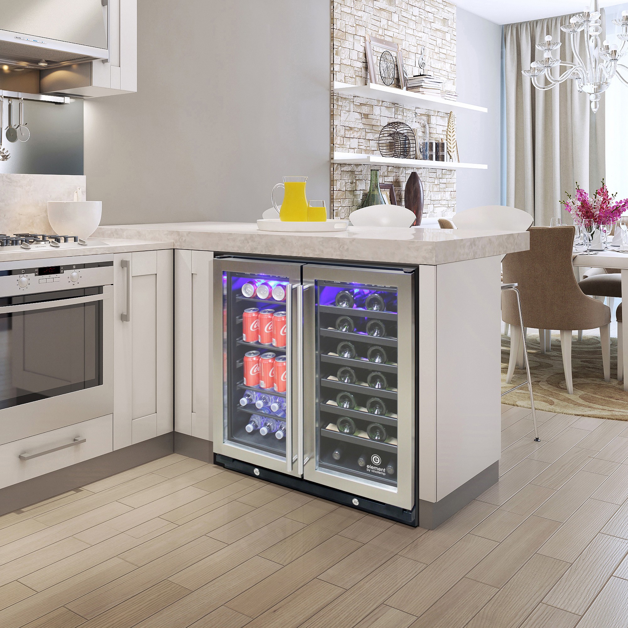 Vinotemp 30-Inch Wine & Beverage Cooler