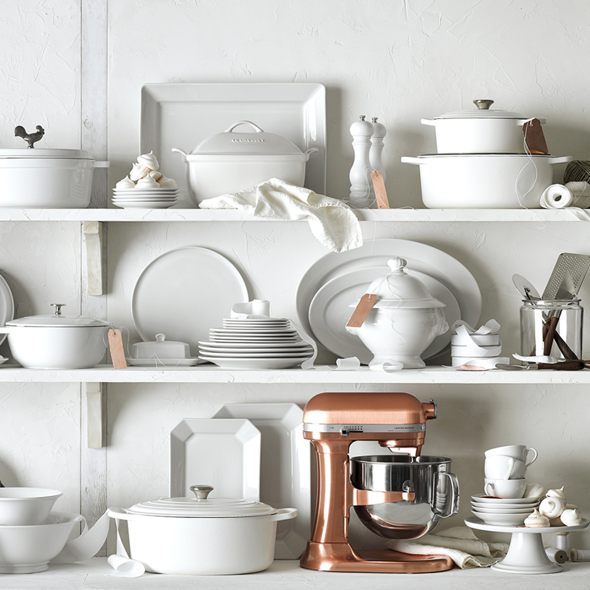 Apilco Tradition Bread & Butter Plates, Set of 4