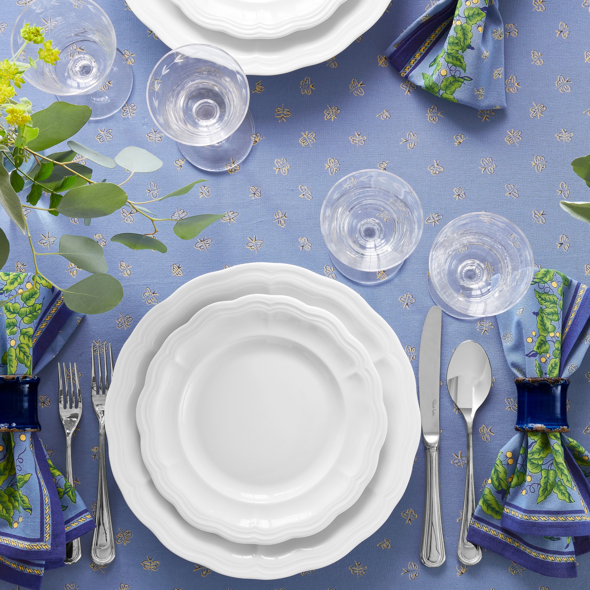 Pillivuyt Queen Anne Porcelain Salad Plates