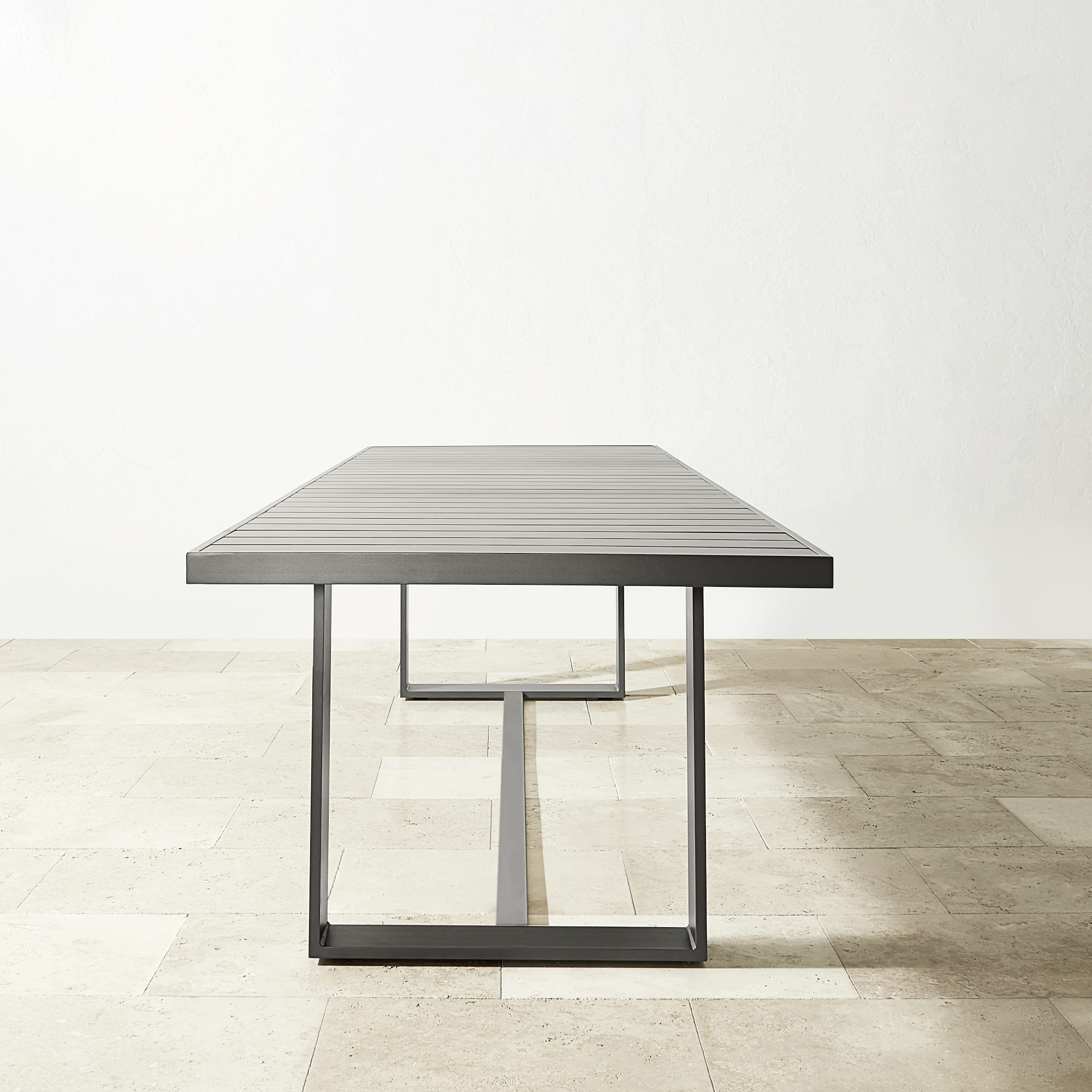 Santa Barbara Outdoor Metal Rectangular Dining Table (124)