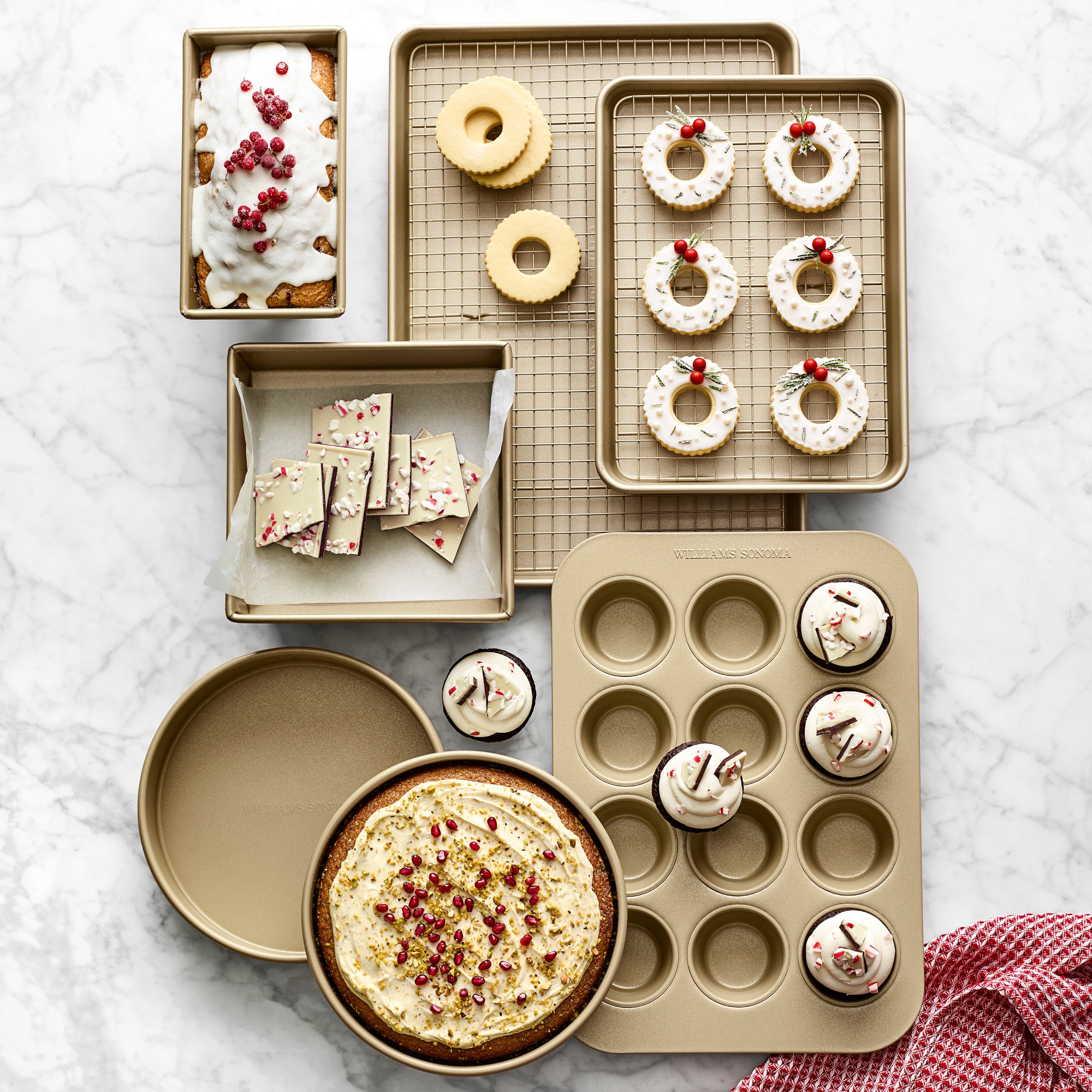 Williams Sonoma Goldtouch® Pro Nonstick Bakeware, Set of 9