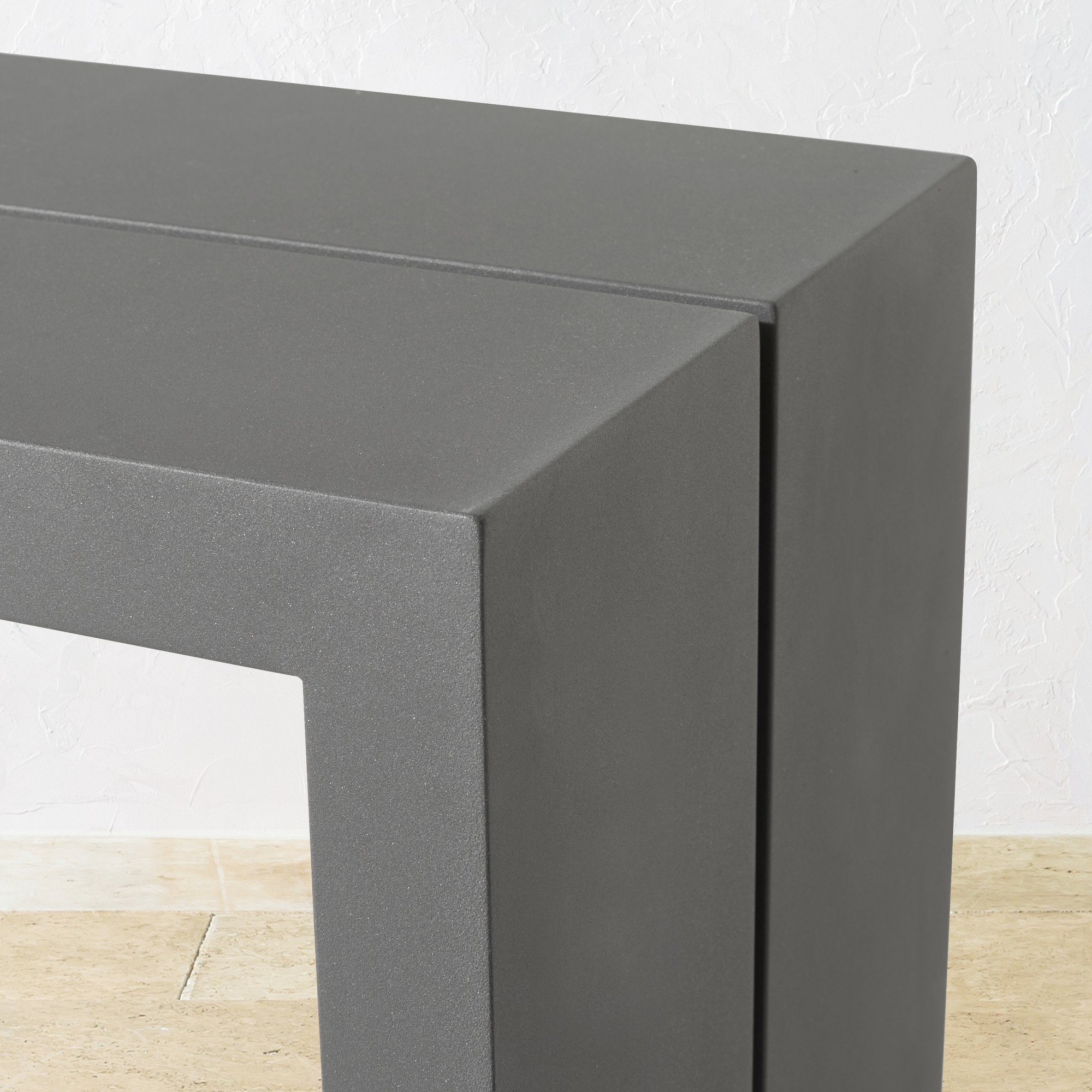 Larnaca Outdoor Metal Dining Bench (46-65)