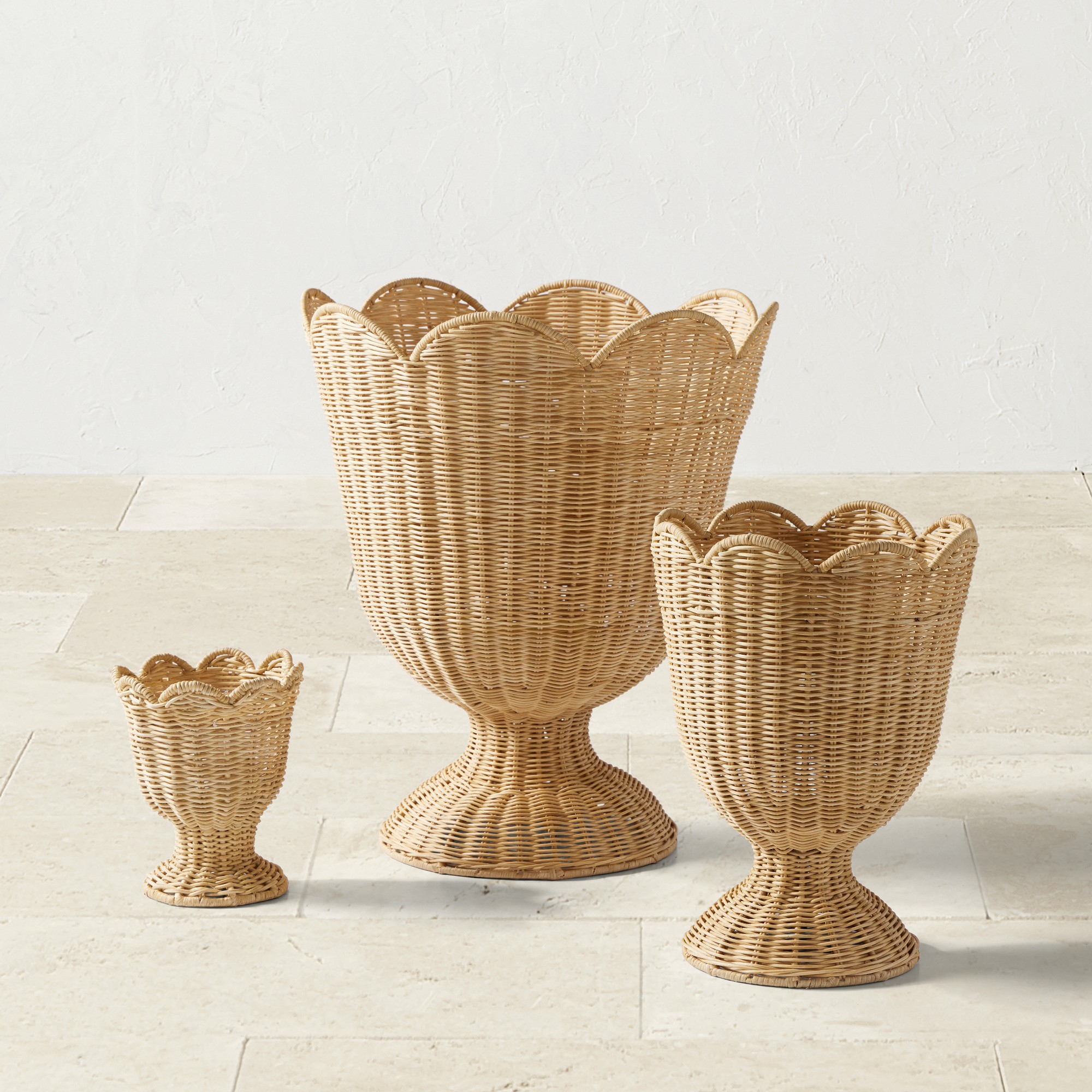 Woven Urn Planter Collection