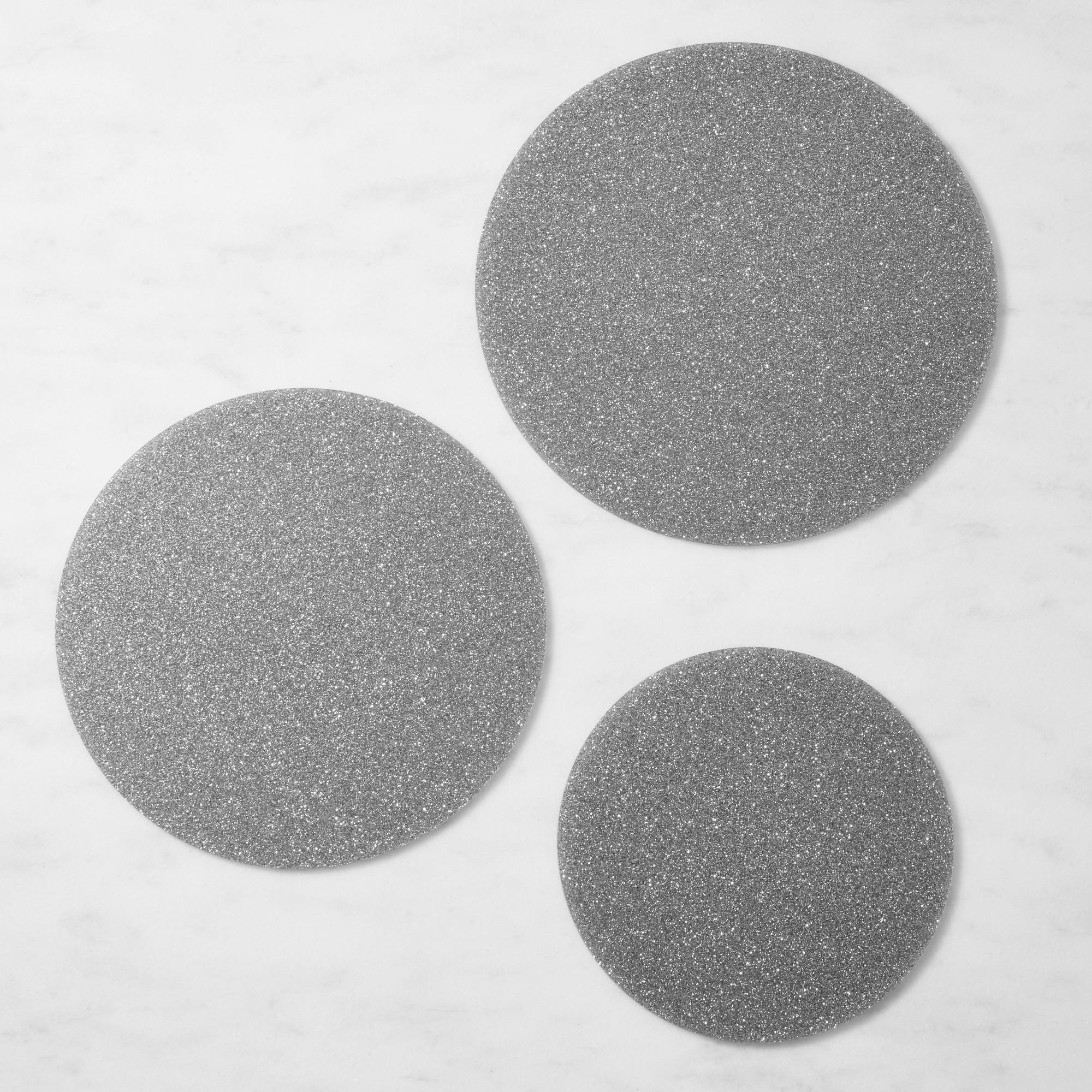 Flour Shop Glitter Cake Boards, Set of 3