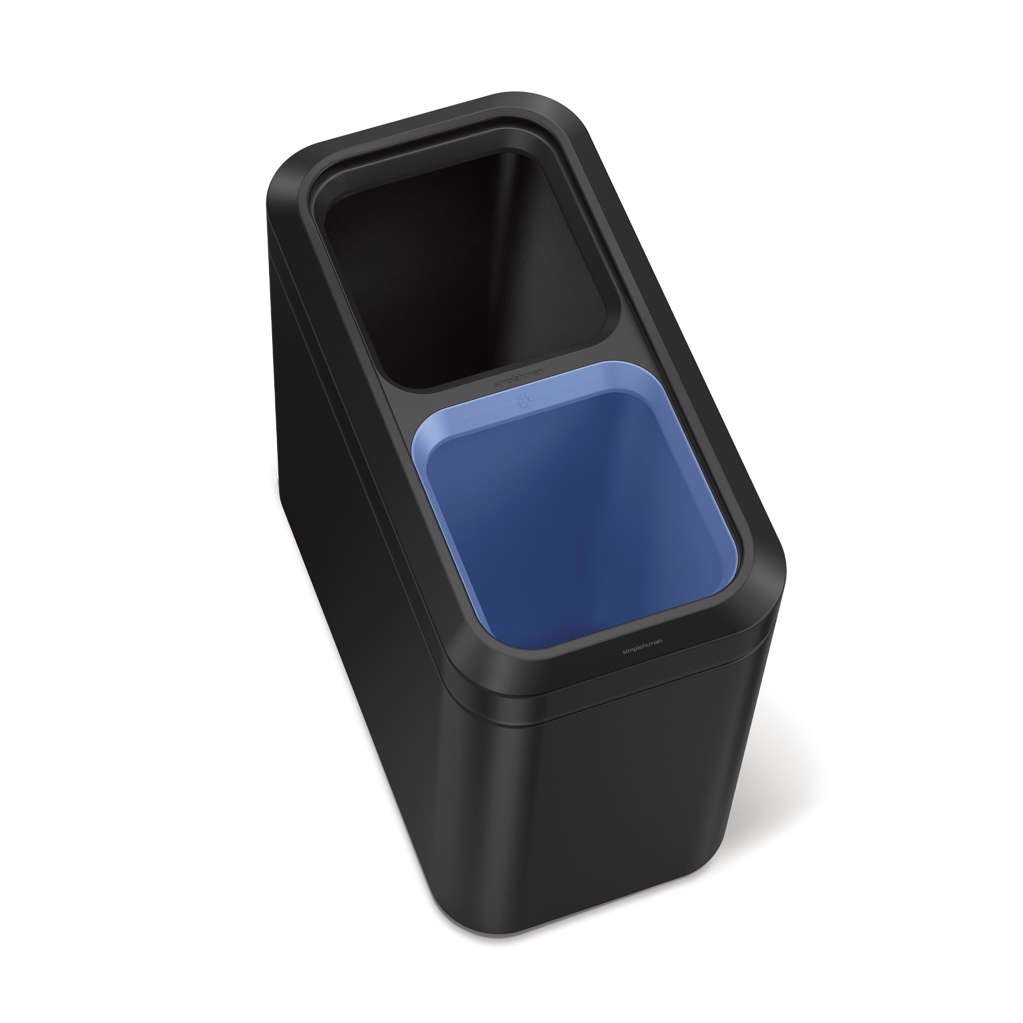 simplehuman™ 20-L. Dual Compartment Slim Open Recycler Can