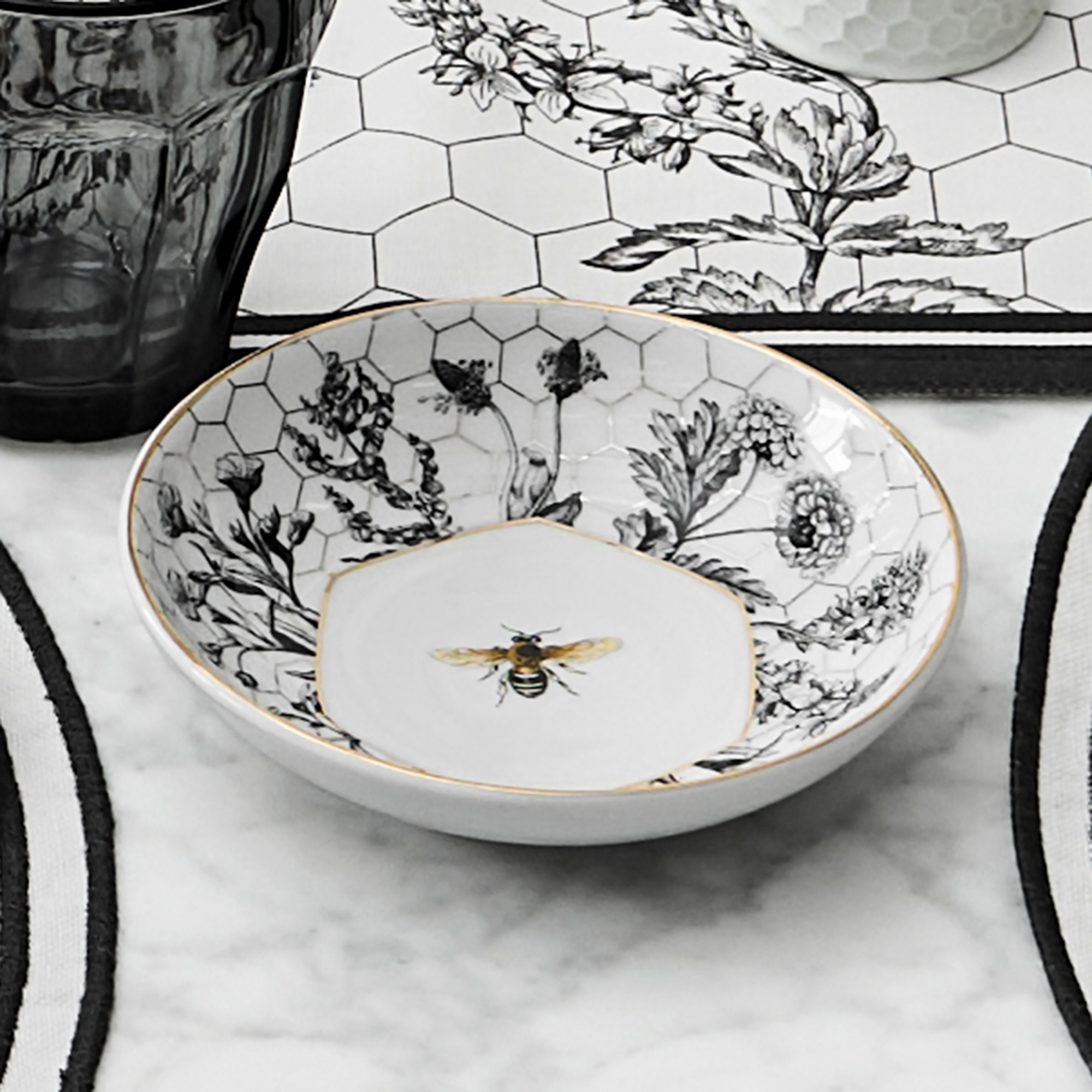 Honeycomb Dipping Bowls, Set of 4