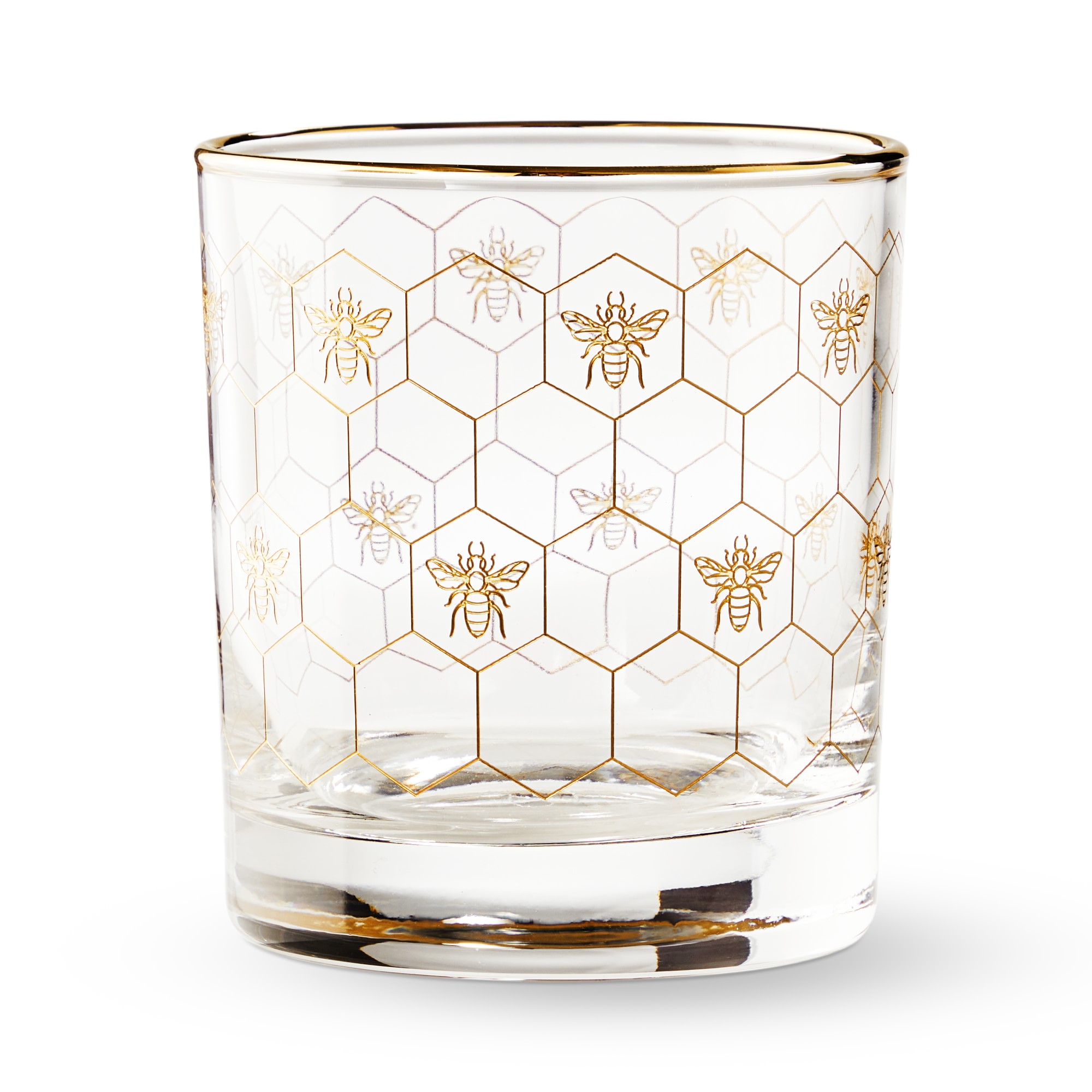 Honeycomb Double Old-Fashioned Glasses