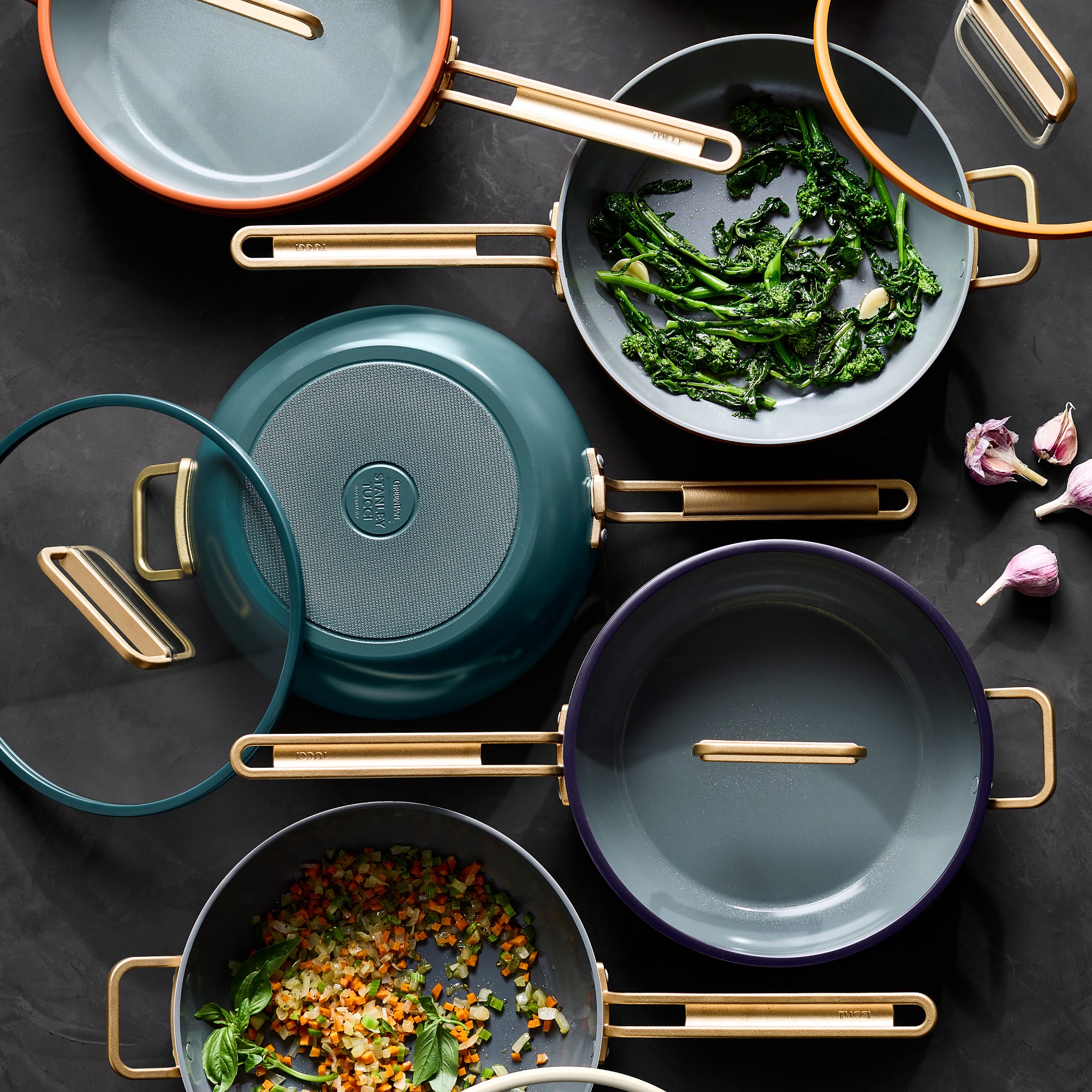 GreenPan™ Stanley Tucci™ Ceramic Nonstick Junior Essential Stanley Pan, 4 1/2-Qt.