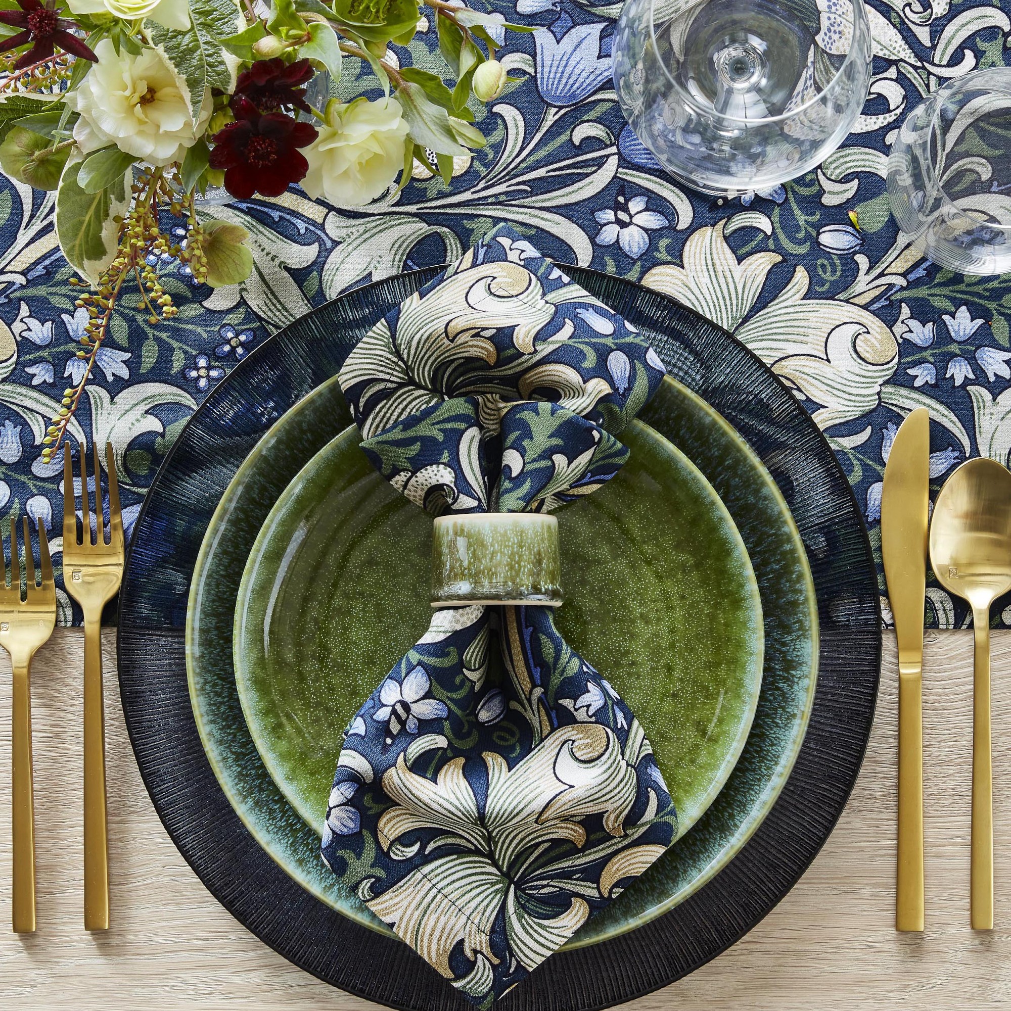 Morris & Co. x Williams Sonoma Golden Lily Napkins, Set of 4