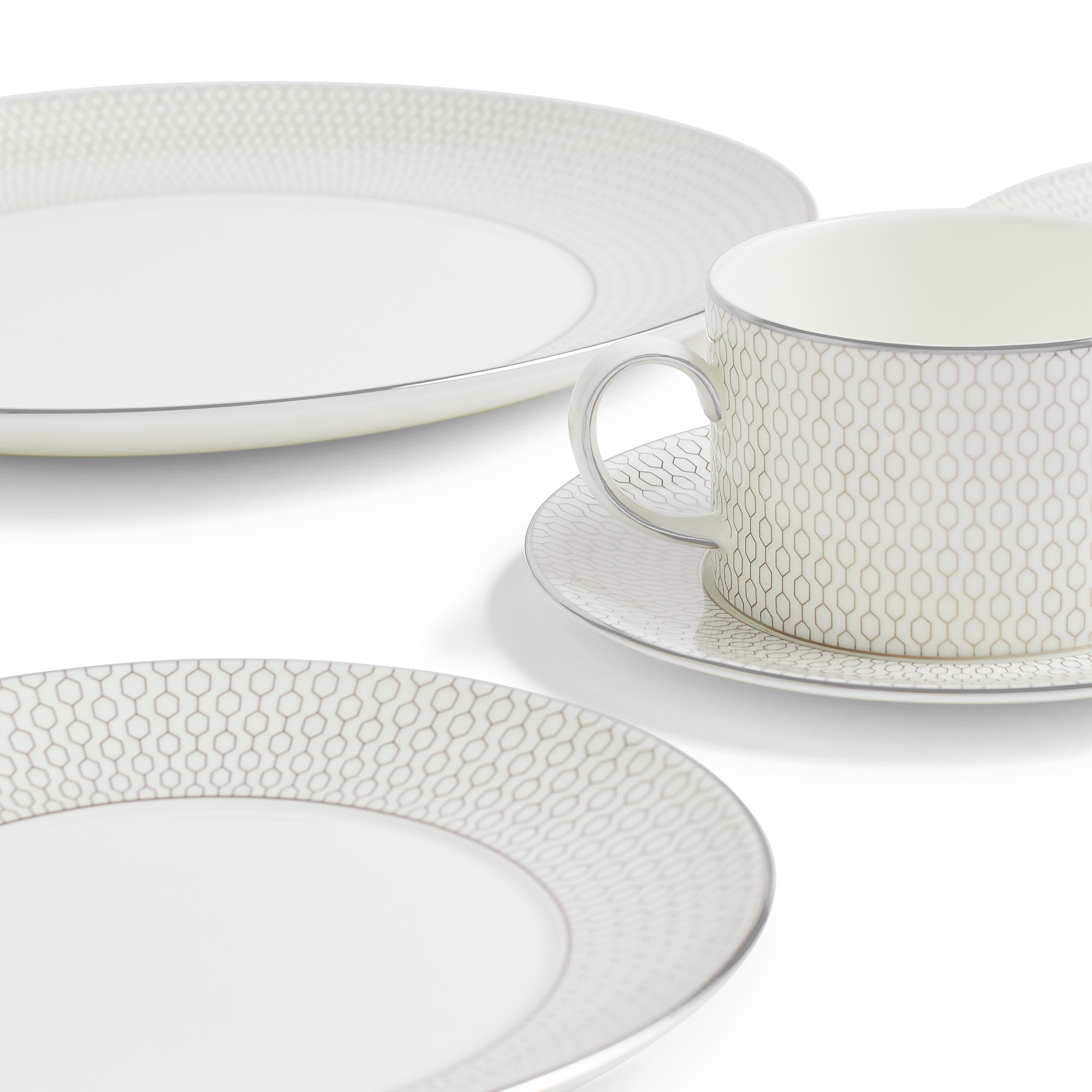 Wedgwood Gio Platinum 5-Piece Placesetting