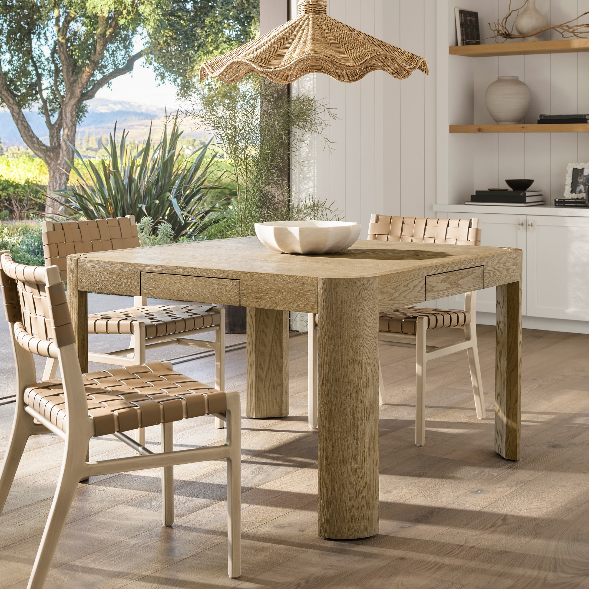 Radius Square Dining Game Table (48)