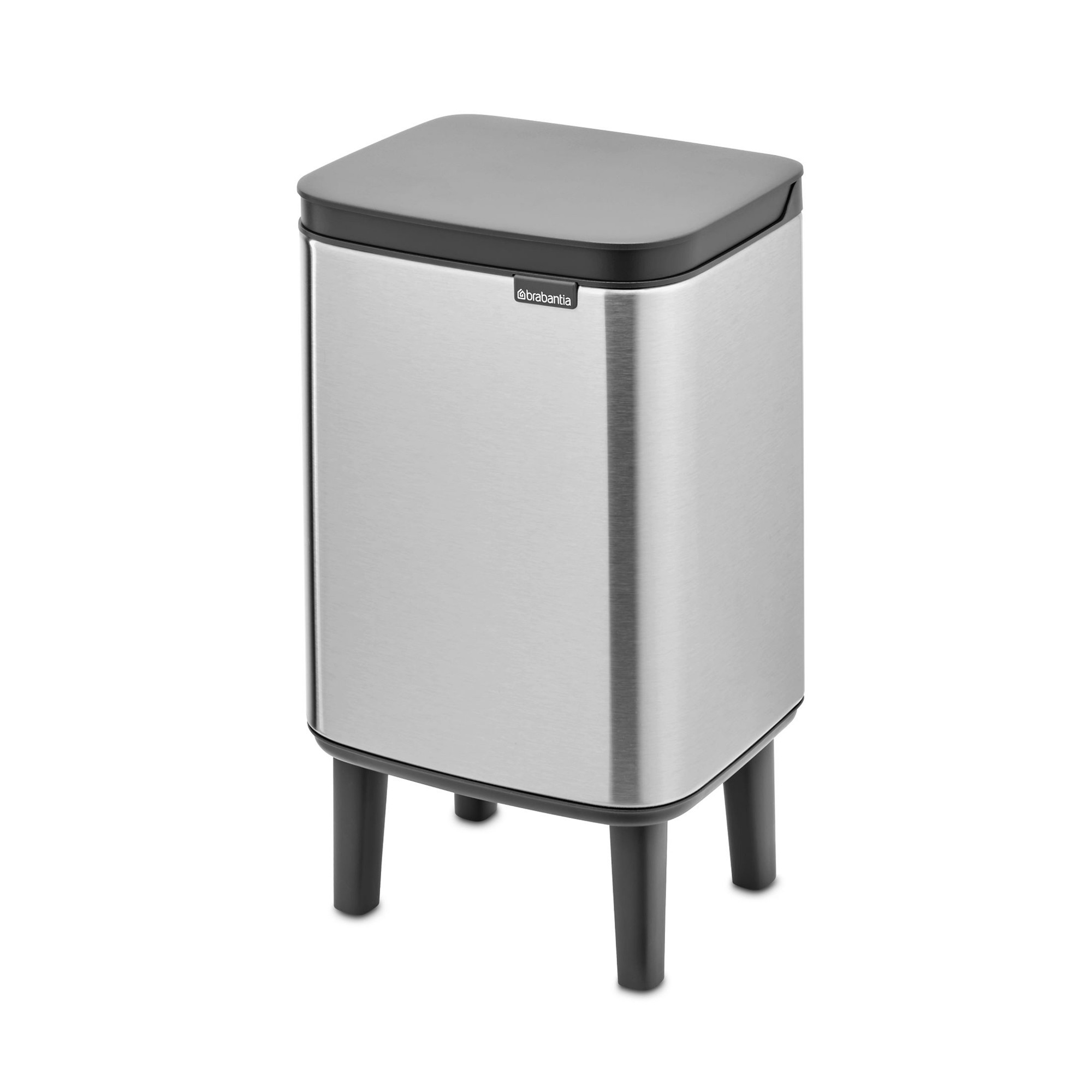 Brabantia Bo Hi Single Compartment Trash Can, 1.1-Gallon