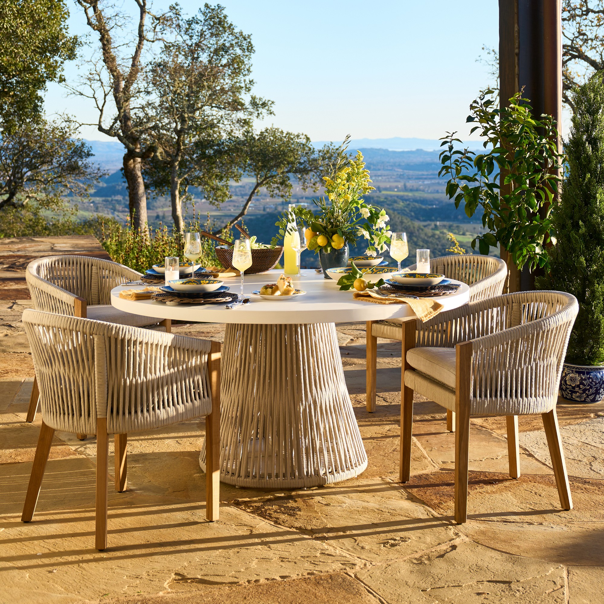 Pasadena Outdoor Teak Dining Armchair