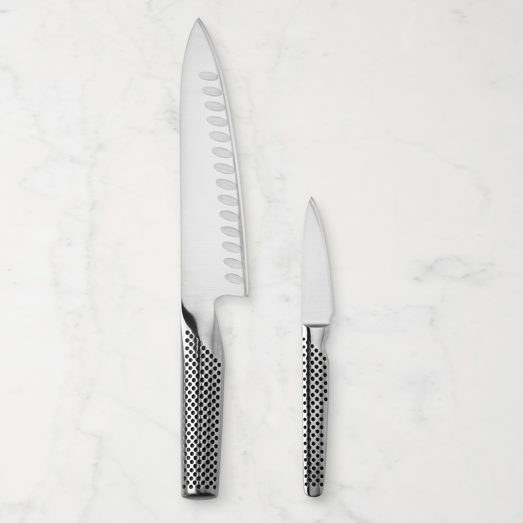 Global Classic Chef's & Paring Knives, Set of 2