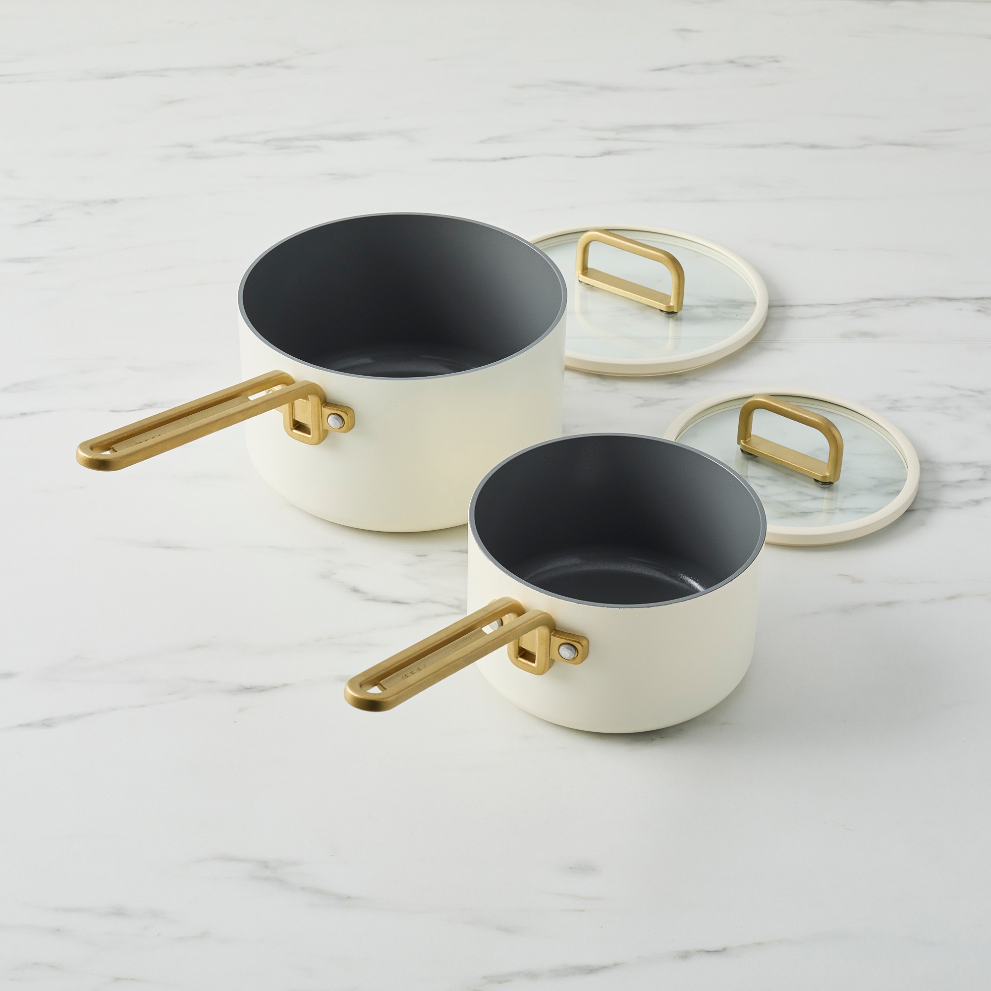 GreenPan™ Stanley Tucci™ Ceramic Nonstick 4-Piece Saucepan Set