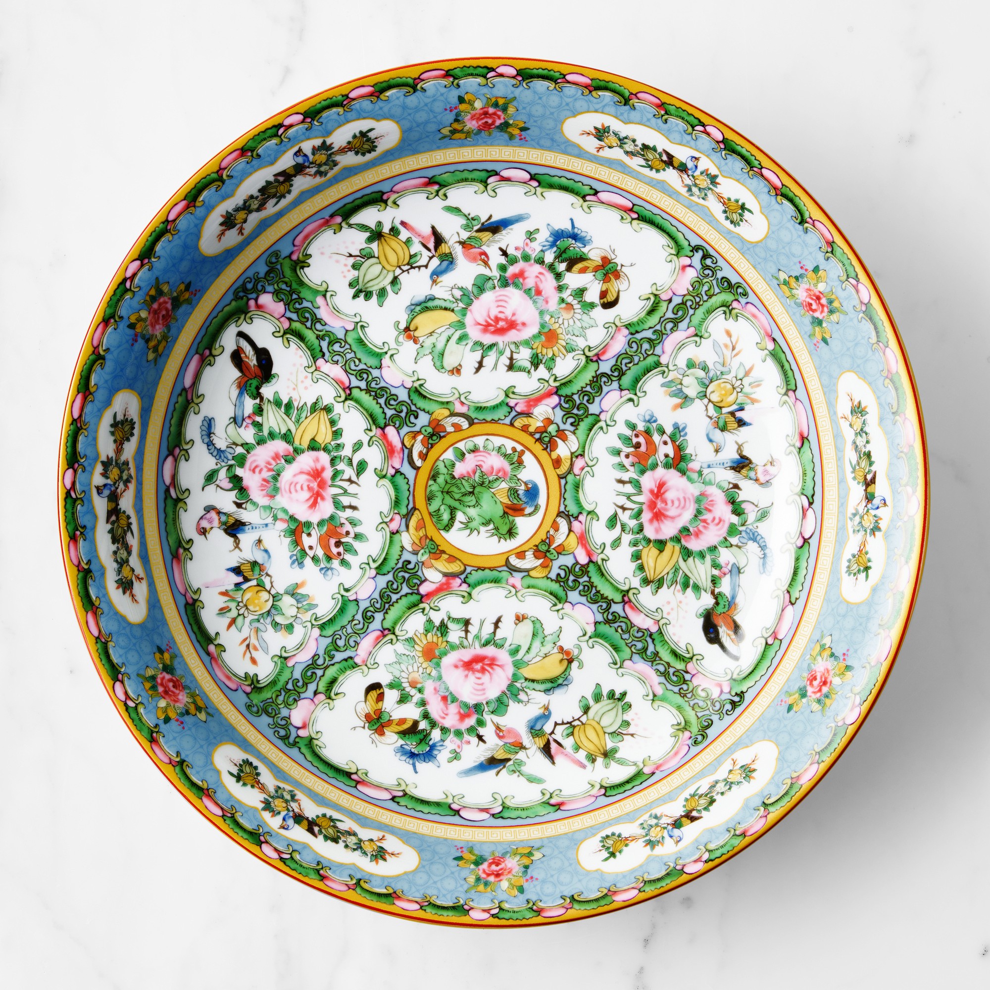 Famille Rose Serving Bowl