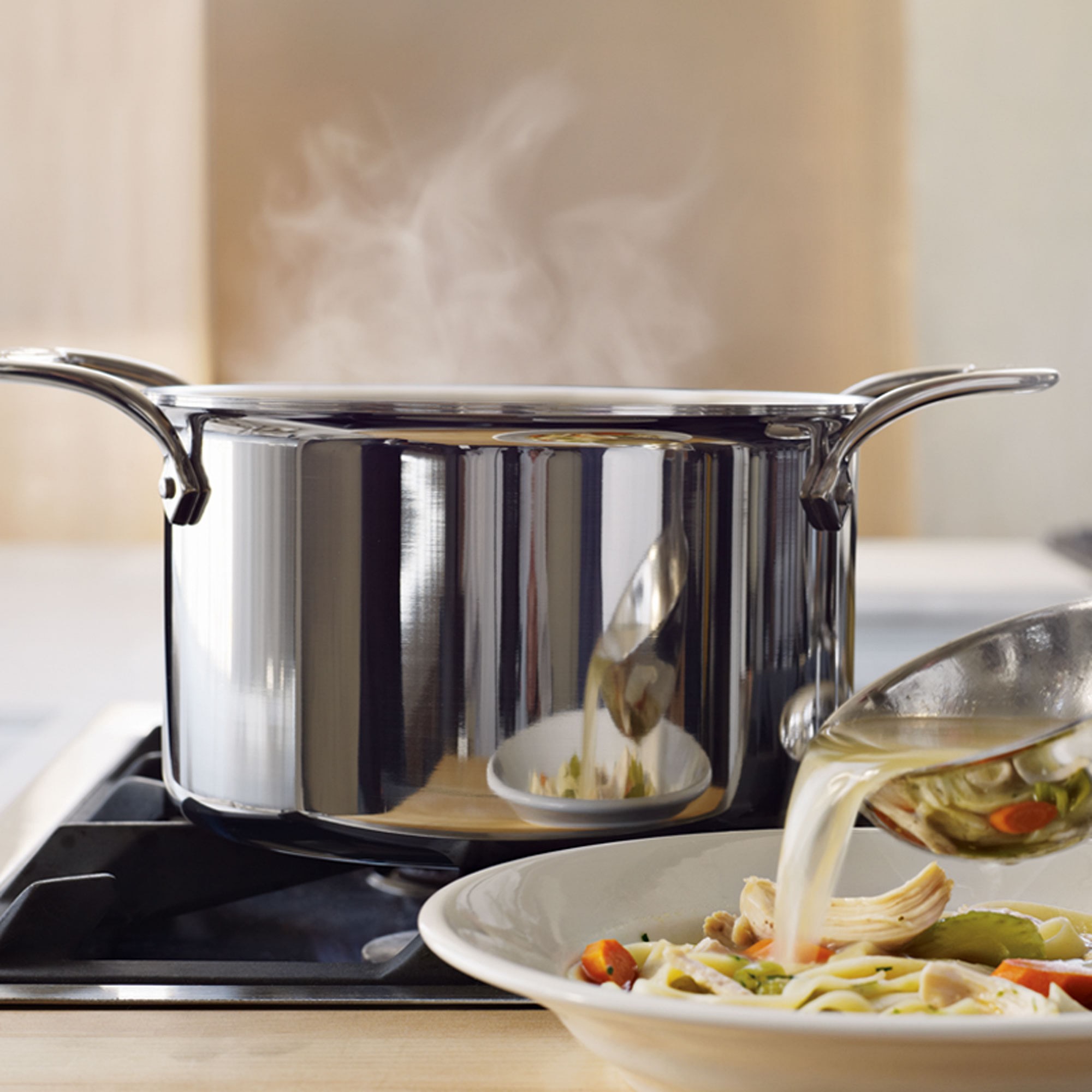 All-Clad D5® Stainless-Steel Soup Pot, 4-Qt.