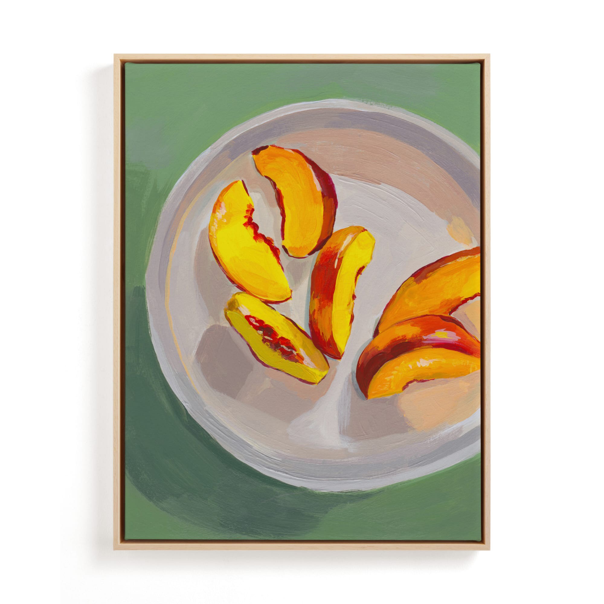 Peaches Limited Edition Kitchen Art by Minted