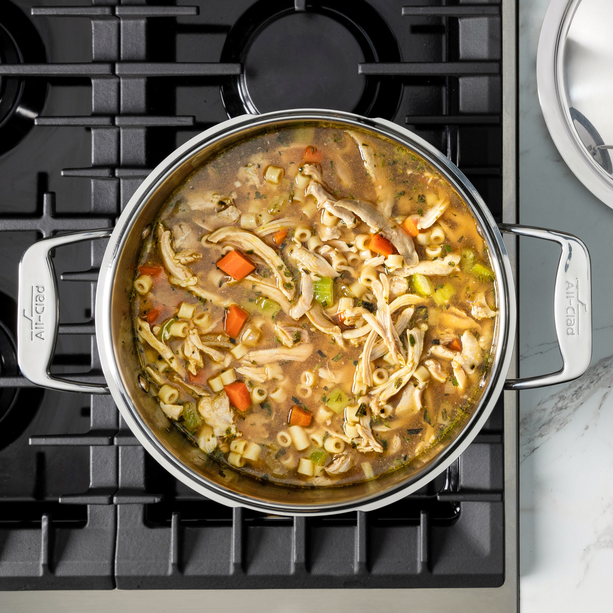 All-Clad Simply Strain Stainless-Steel Multipot