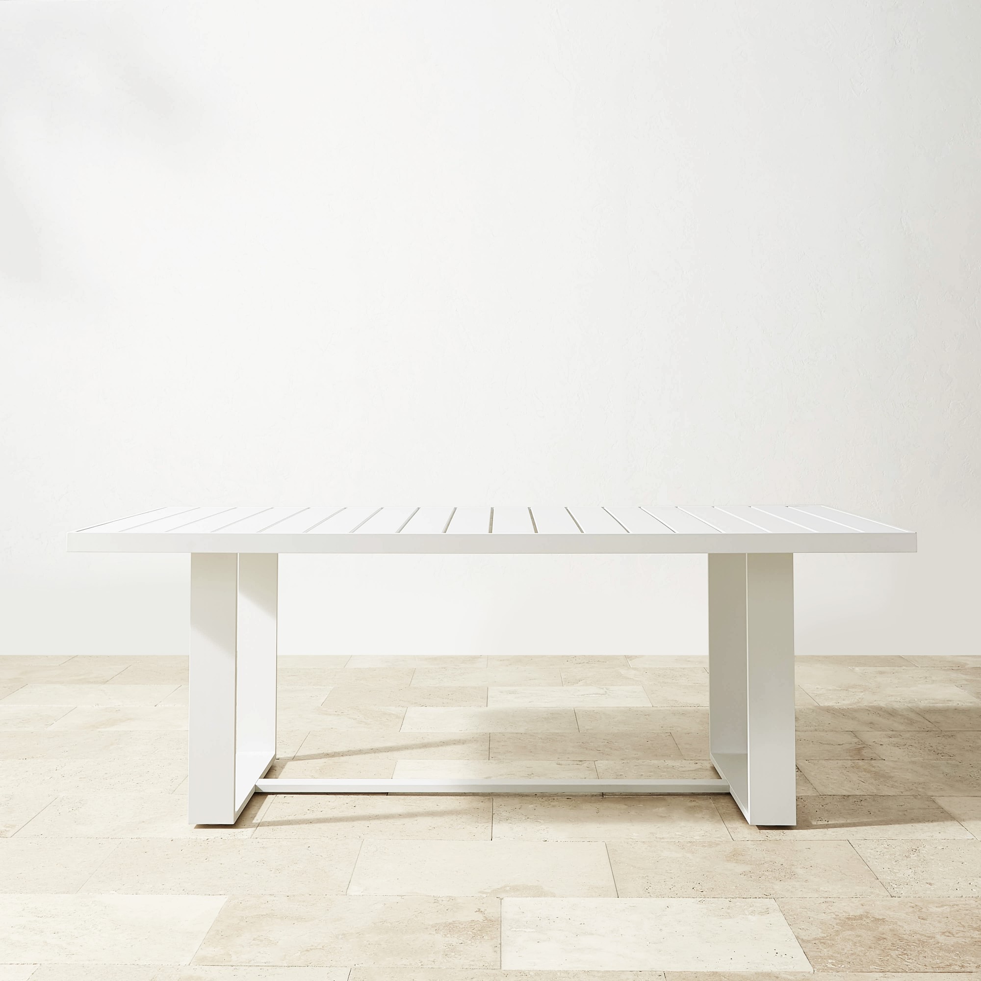 Santa Barbara Outdoor Metal Rectangular Dining Table (84)