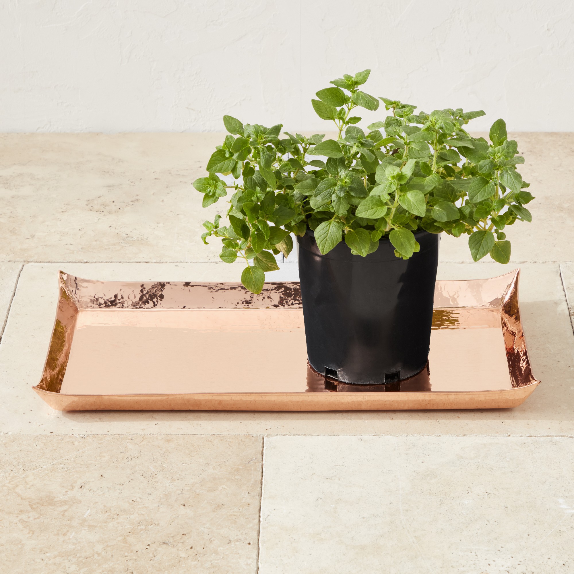 Copper Hammered Tray