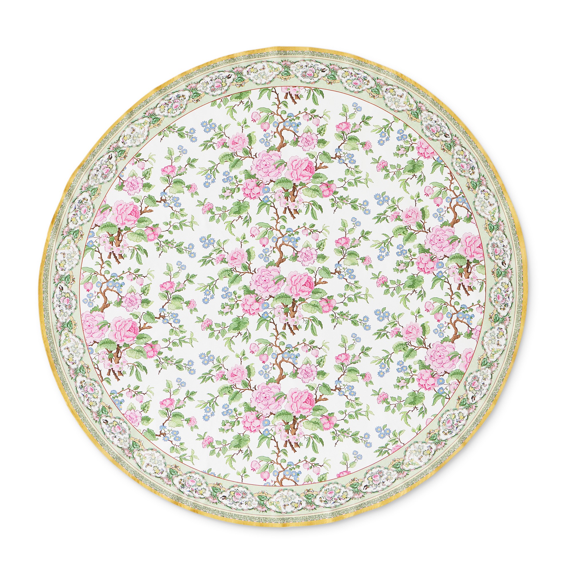 Canton Rose Round Tablecloth