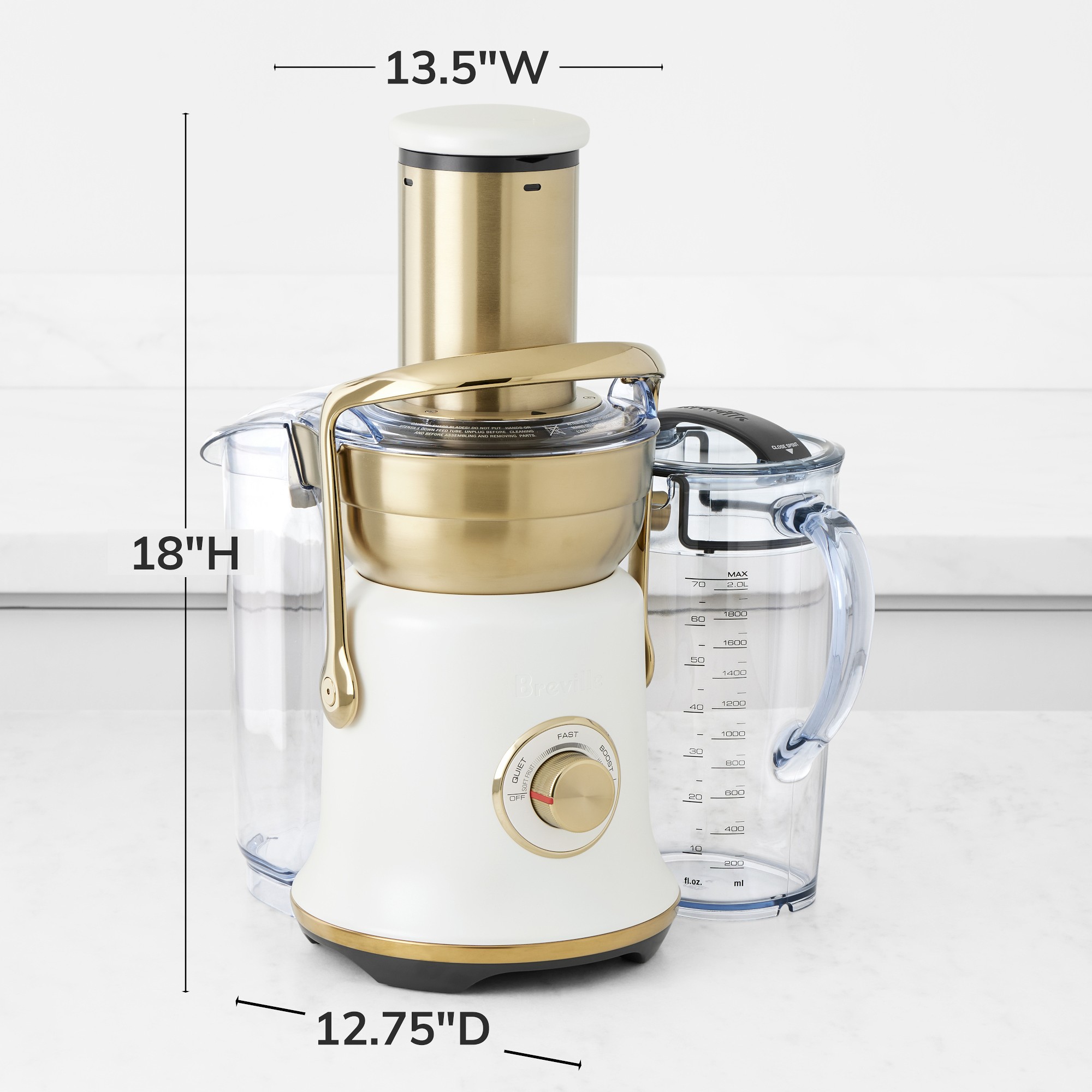 Breville Juice Fountain® Cold, XL Brass Collection