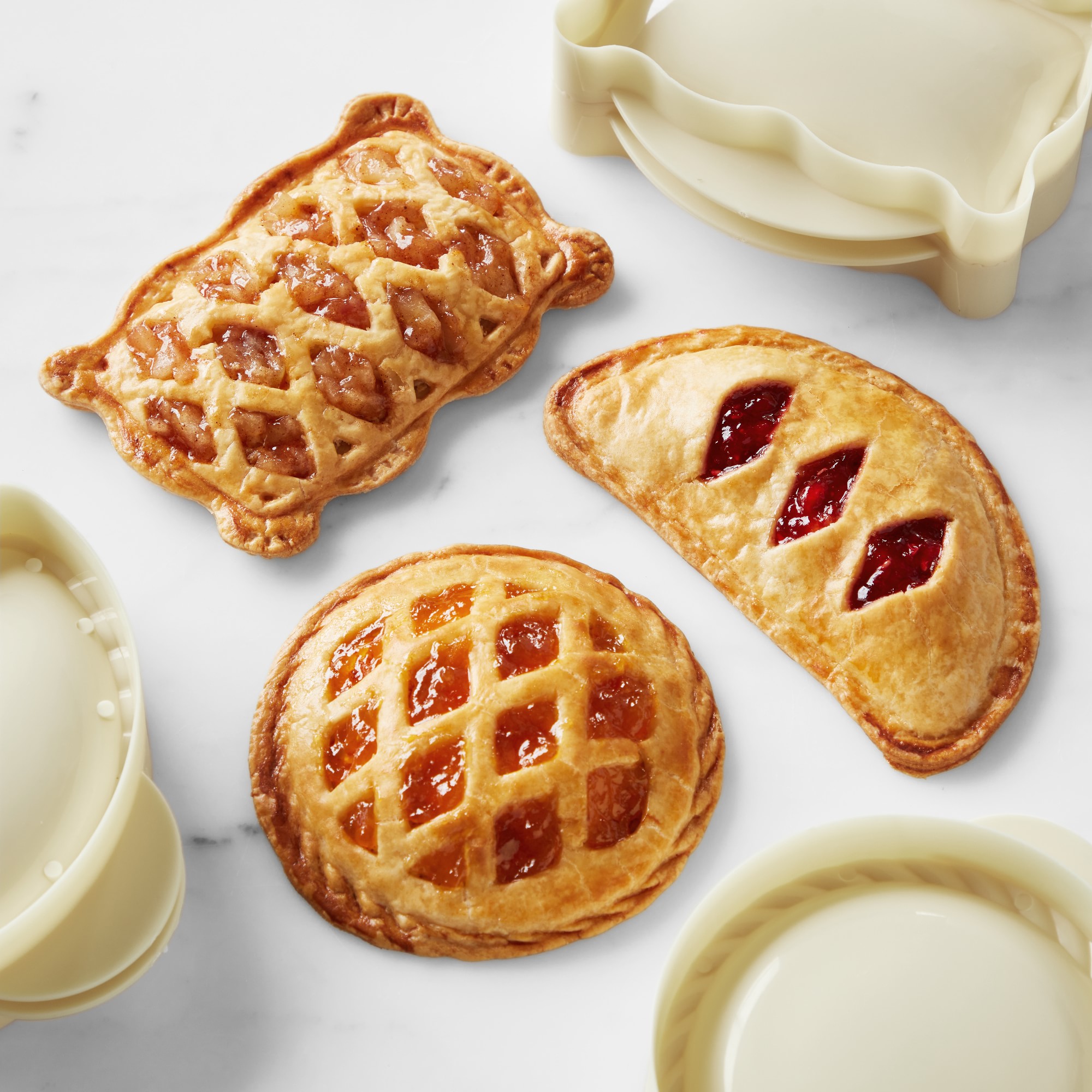 Williams Sonoma Classic Mini Hand Pie Molds, Set of 3