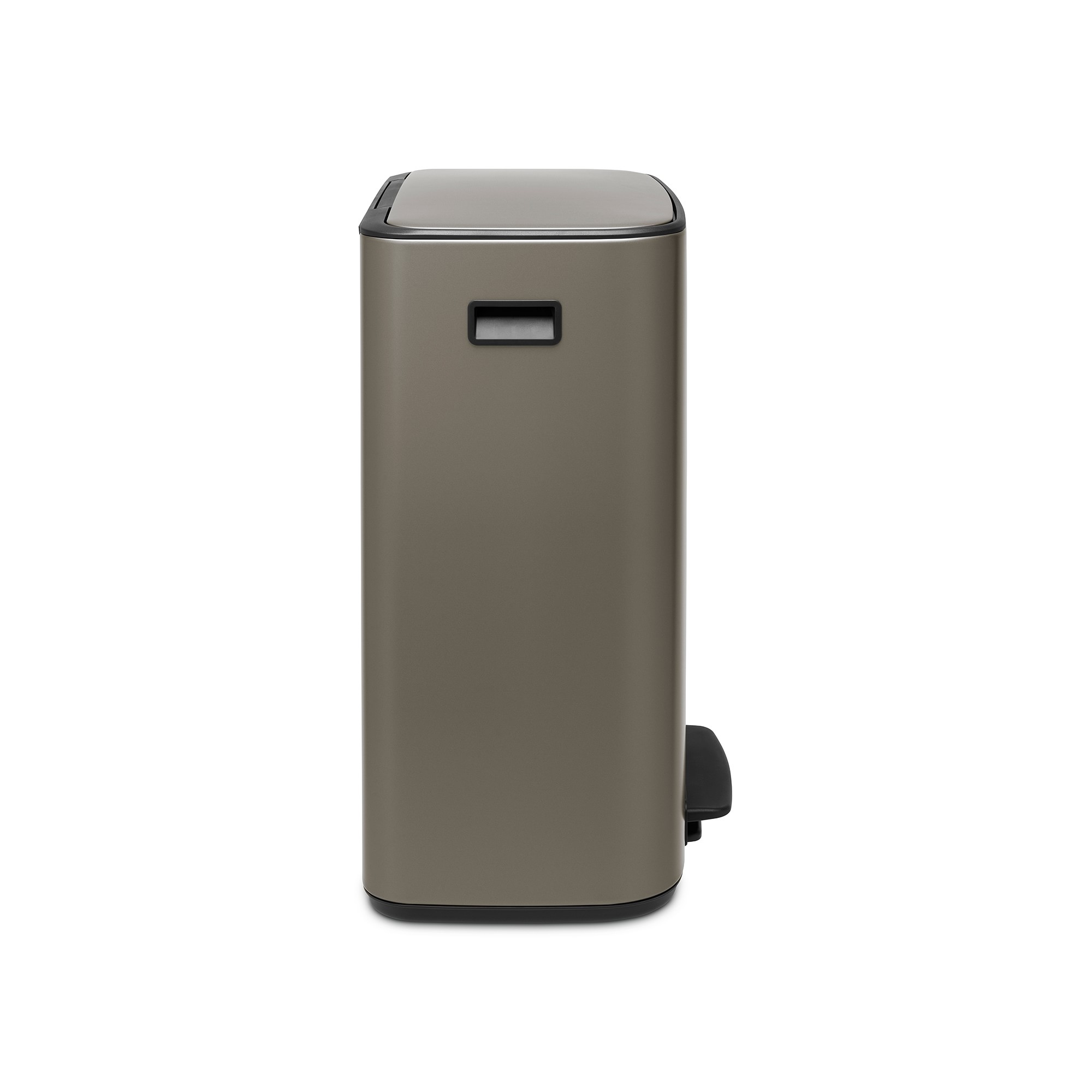 Brabantia Bo Step On Dual Compartment Recycling Trash Can, 2 x 8 Gallon