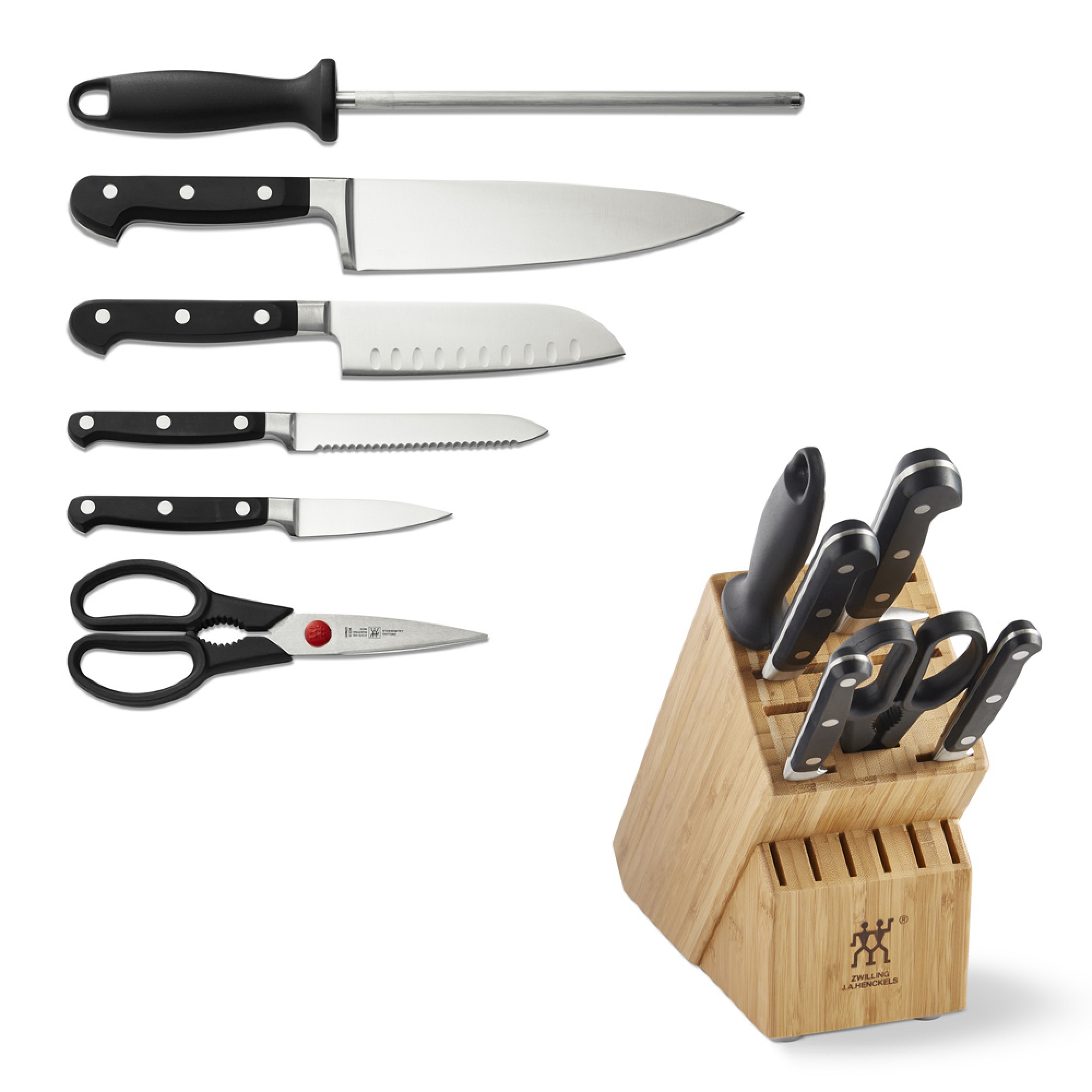 Zwilling Professional S Knife Block, Set of 7