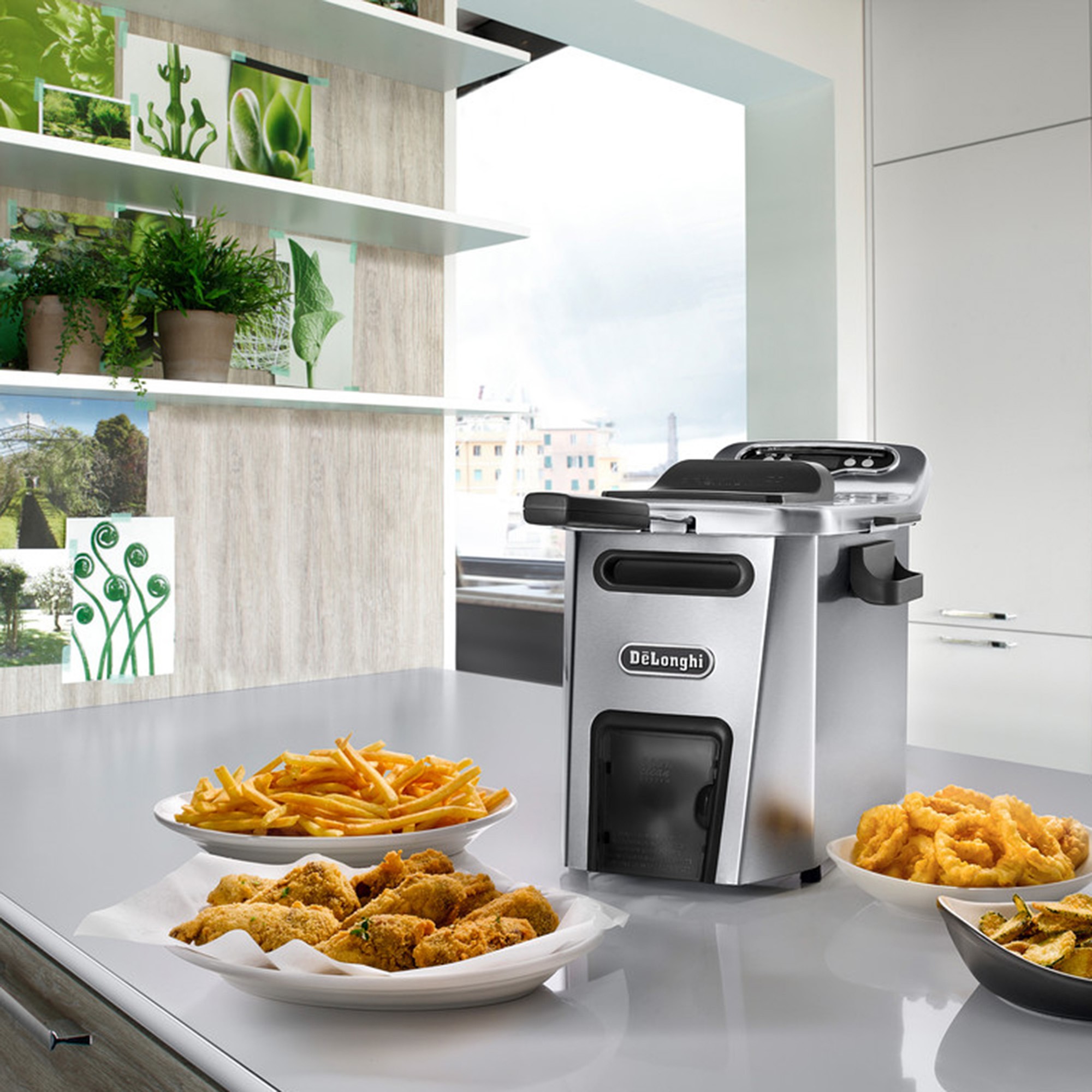 De'Longhi Livenza Dual Zone Digital 4.5-L Stainless Steel Deep Fryer