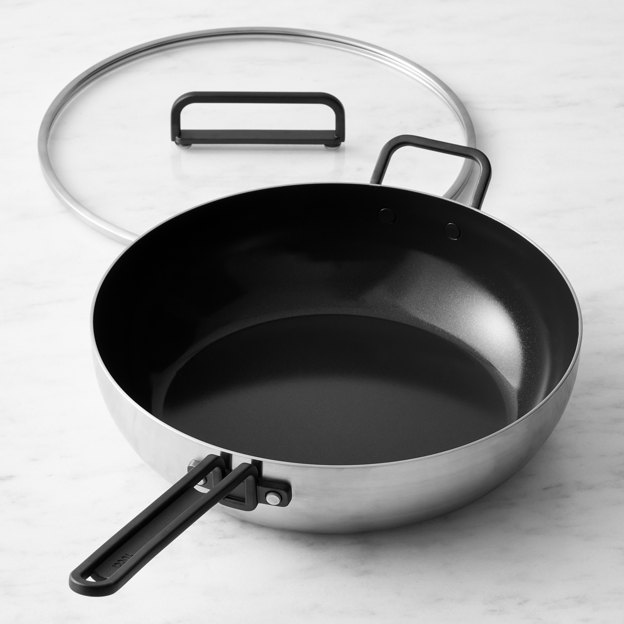 GreenPan™ Stanley Tucci™ Stainless-Steel Ceramic Nonstick Essential Stanley Pan, 6 1/2-Qt.
