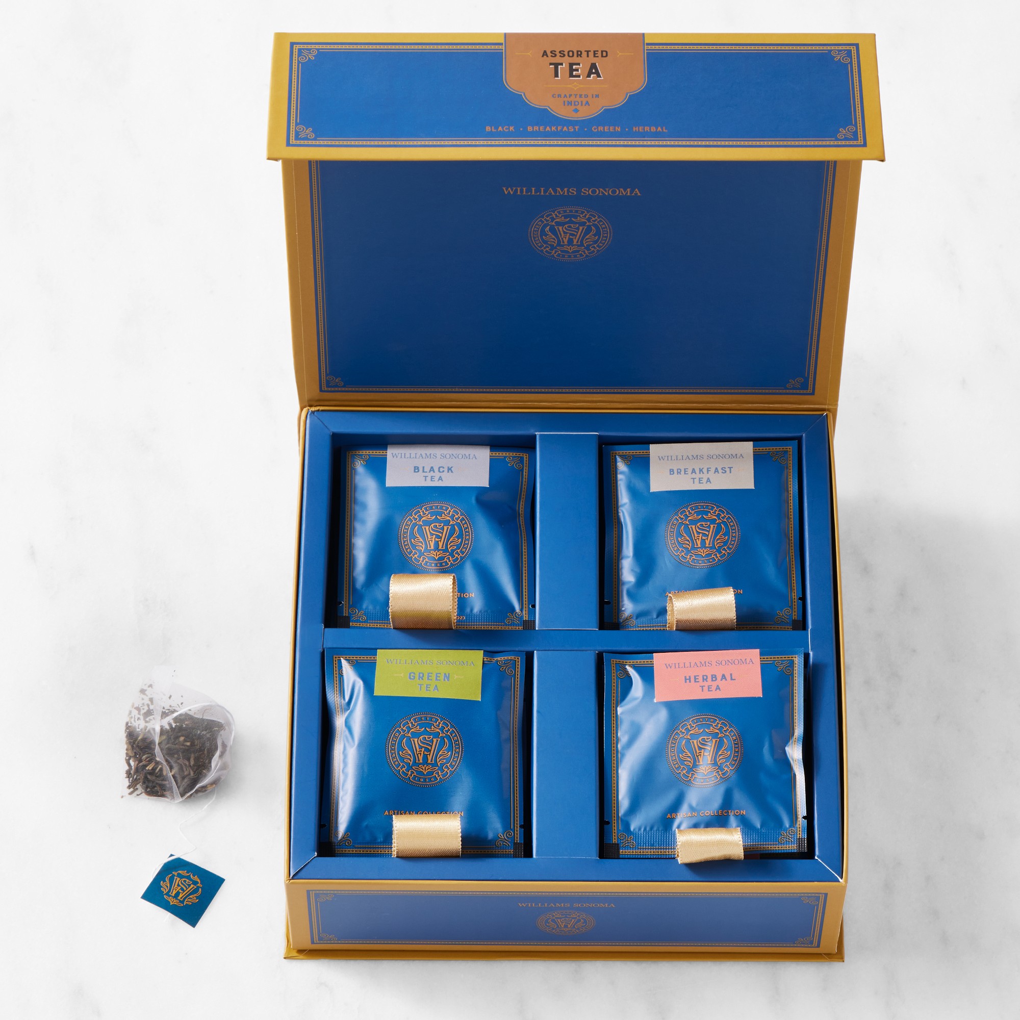 Williams Sonoma Signature Tin, Tea Gift Set