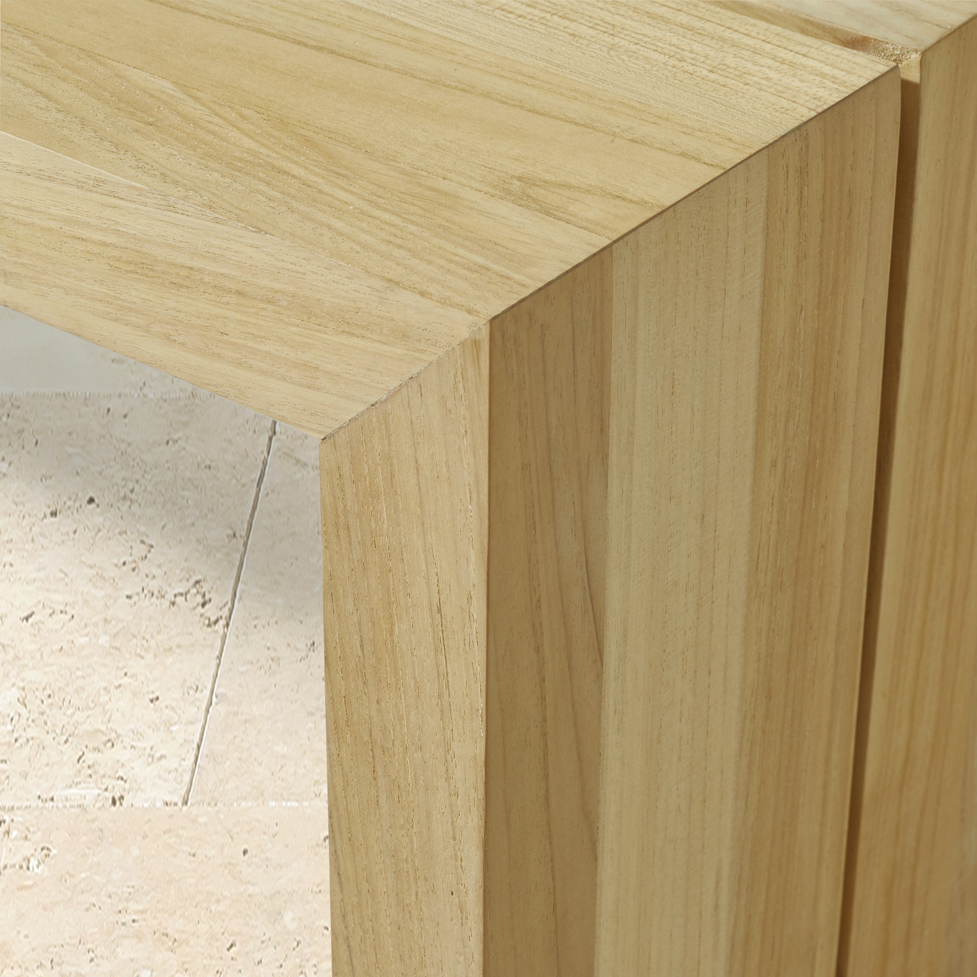 Larnaca Outdoor Teak Dining Bench (46)