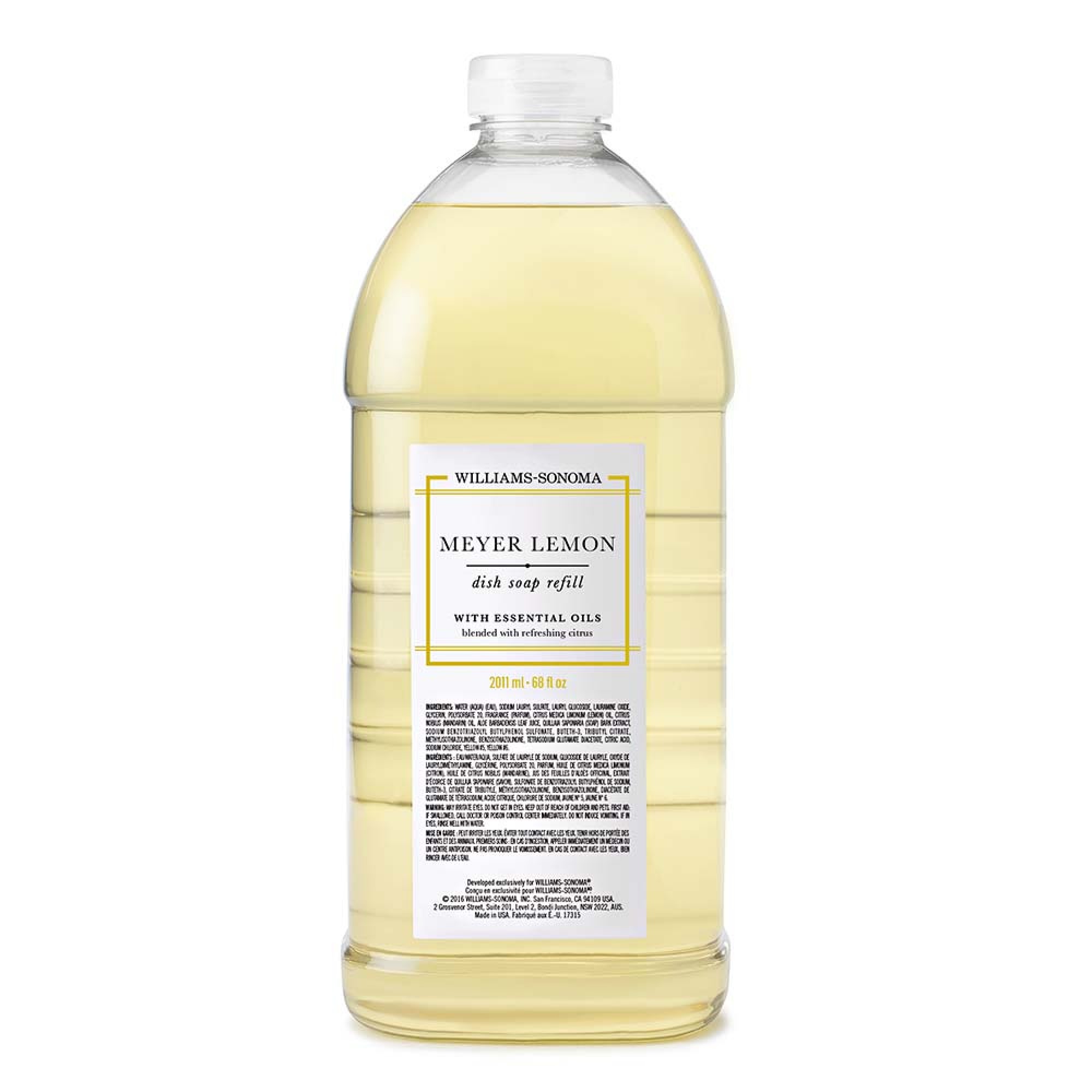 Williams Sonoma Meyer Lemon Dish Soap Refill