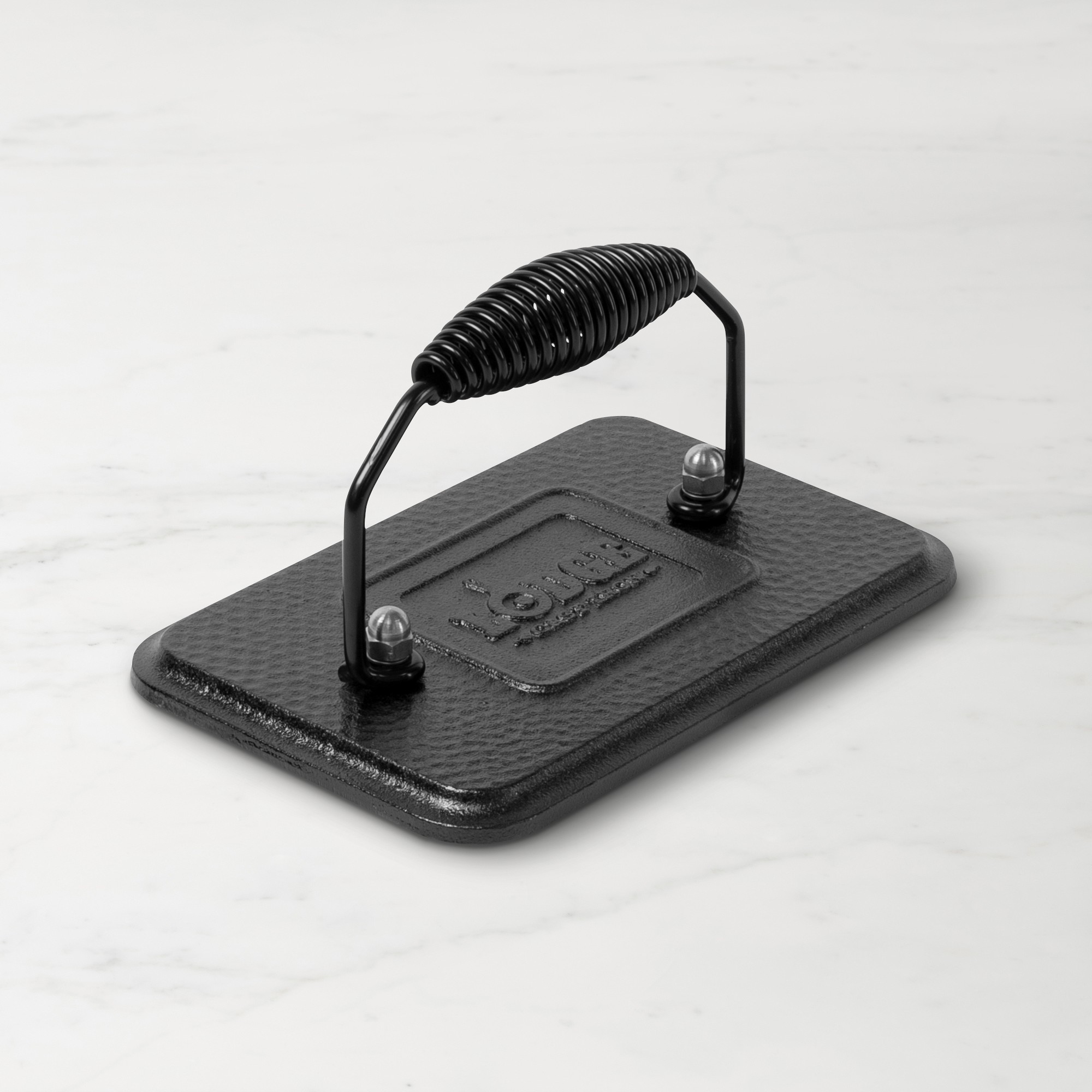 Lodge Handled Cast Iron Grill Press, 4 1/2 x 6 1/4