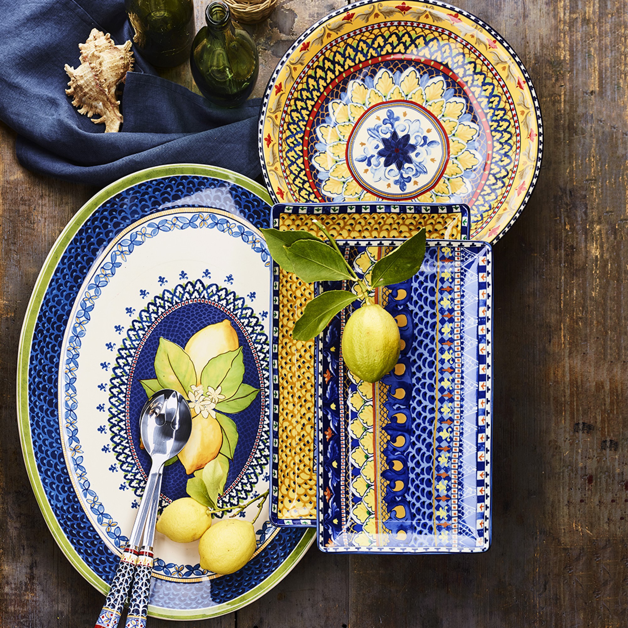 Sicily Ceramic Oval Platter, X-Large