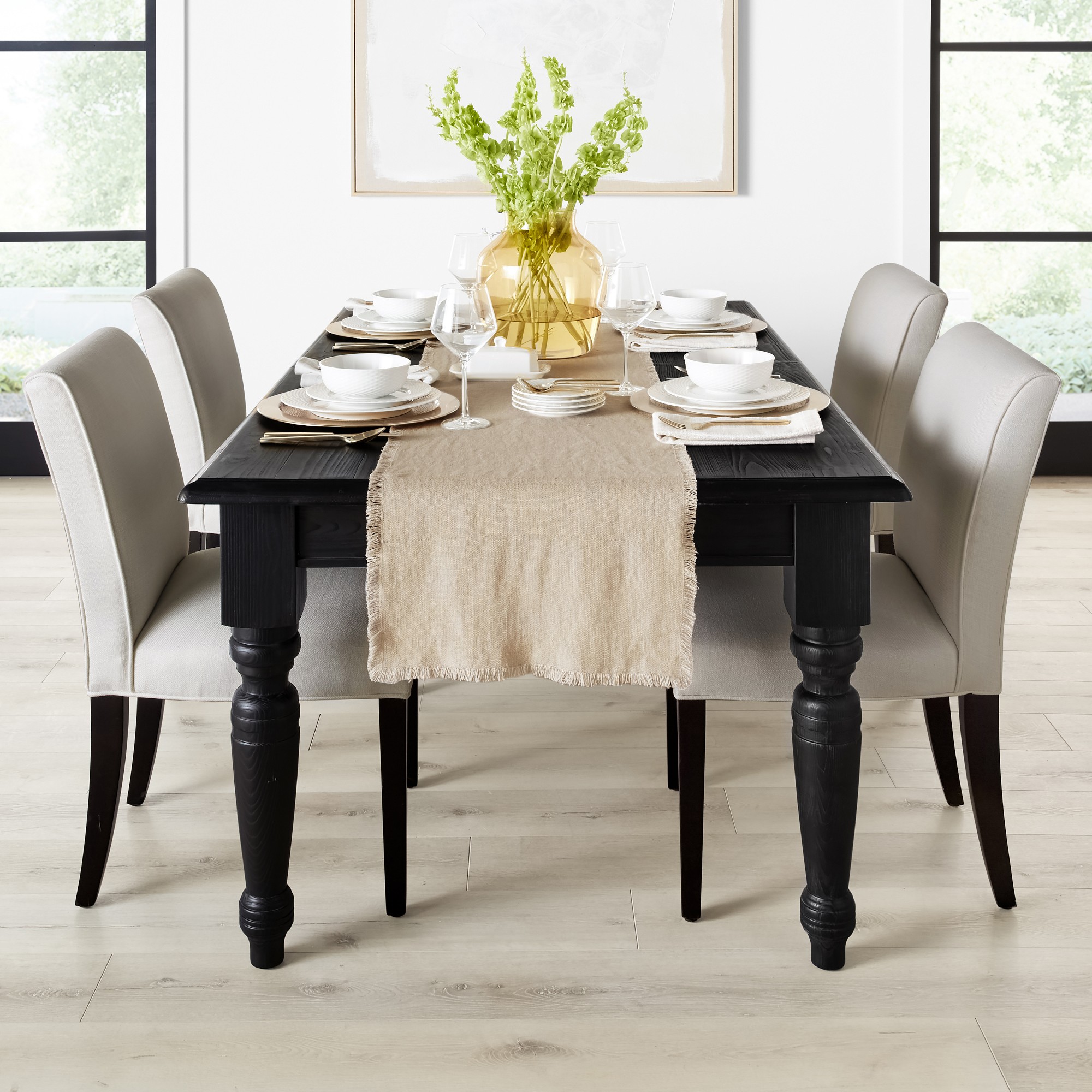 Harvest Extendable Rectangular Dining Table (72-116)