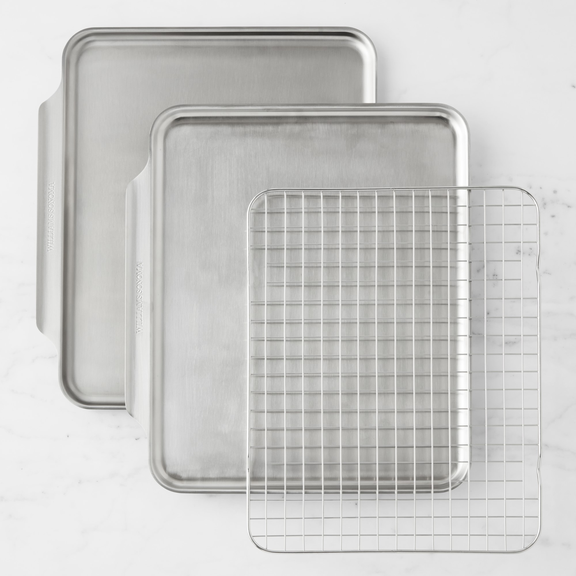 Williams Sonoma Signature Thermo-Clad™ Stainless Steel Ovenware, Set of 3