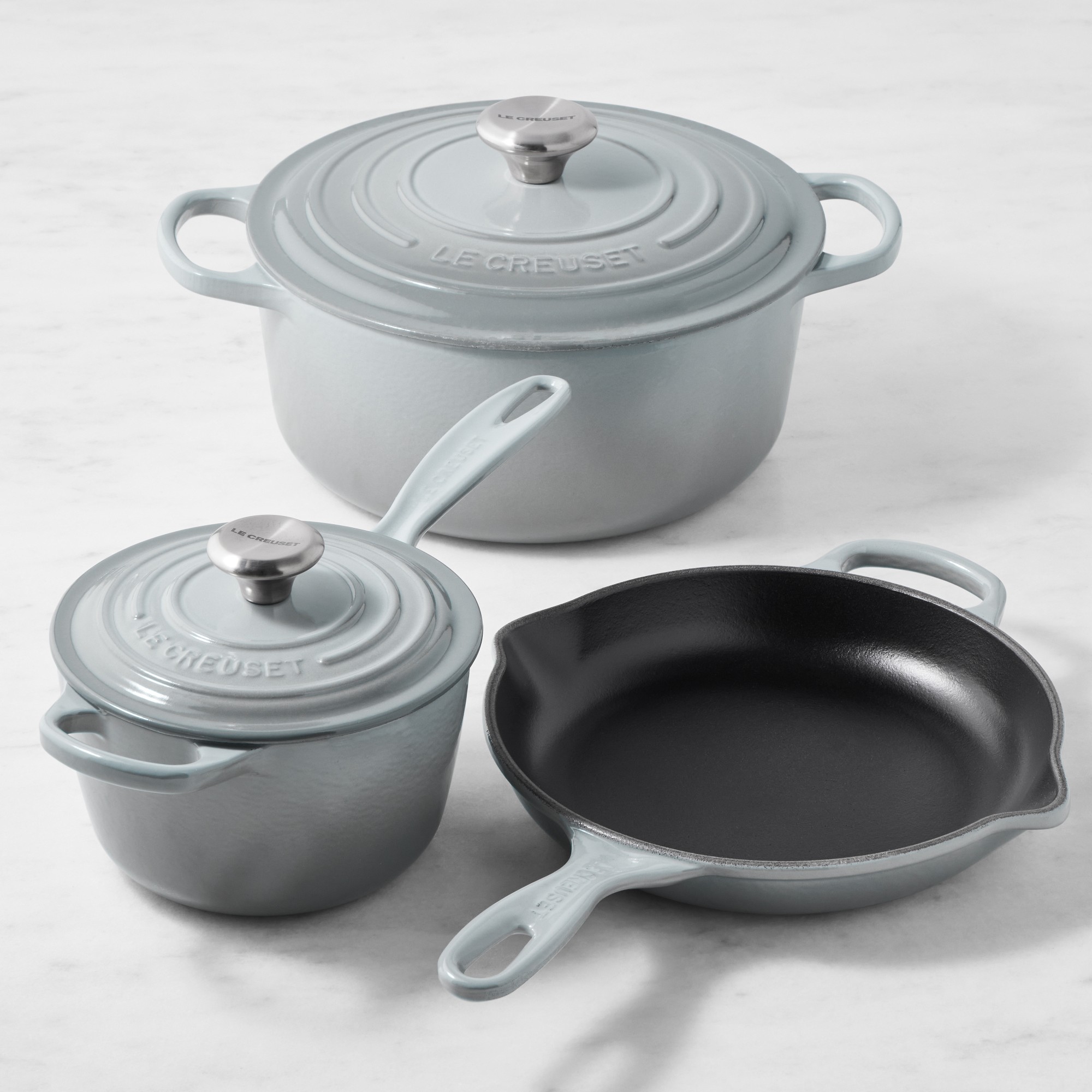 Le Creuset Signature Enameled Cast Iron 5-Piece Cookware Set