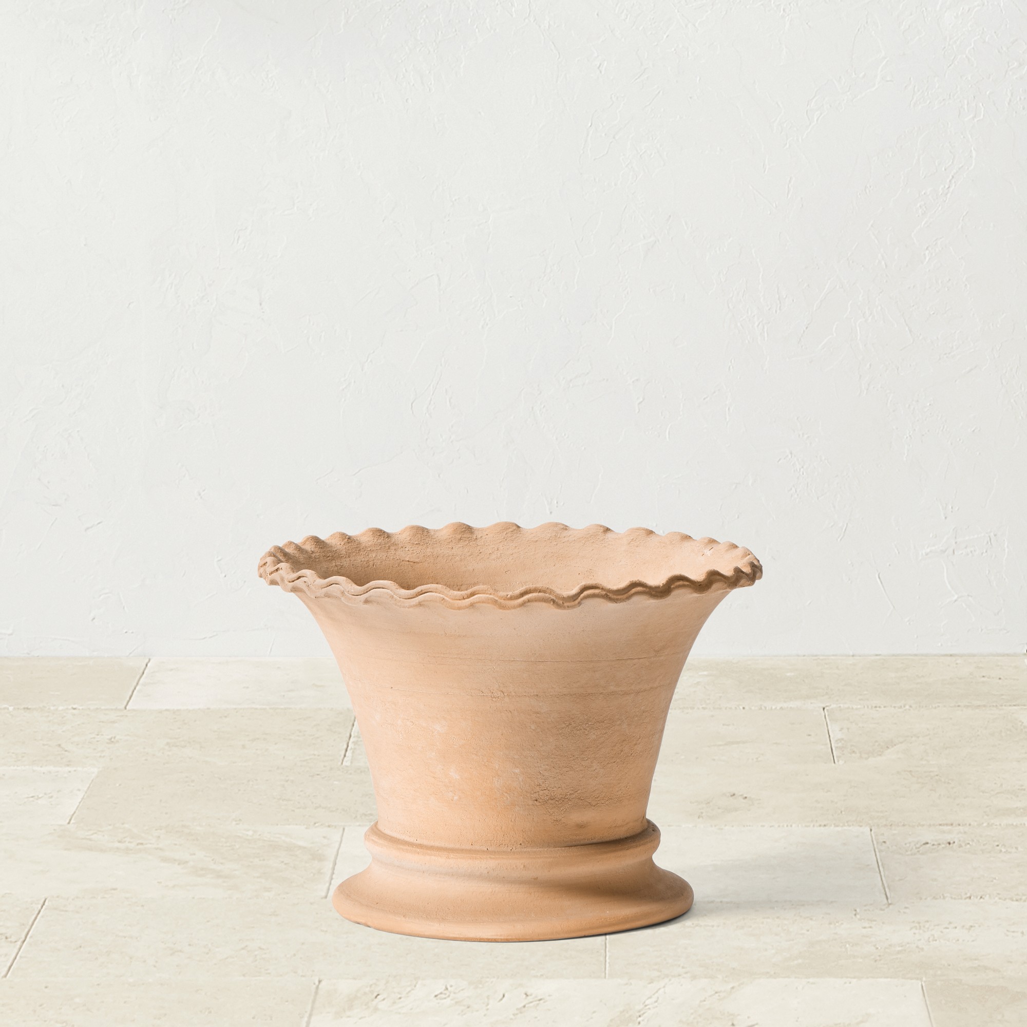 Williams Sonoma Terracotta Scallop Planter