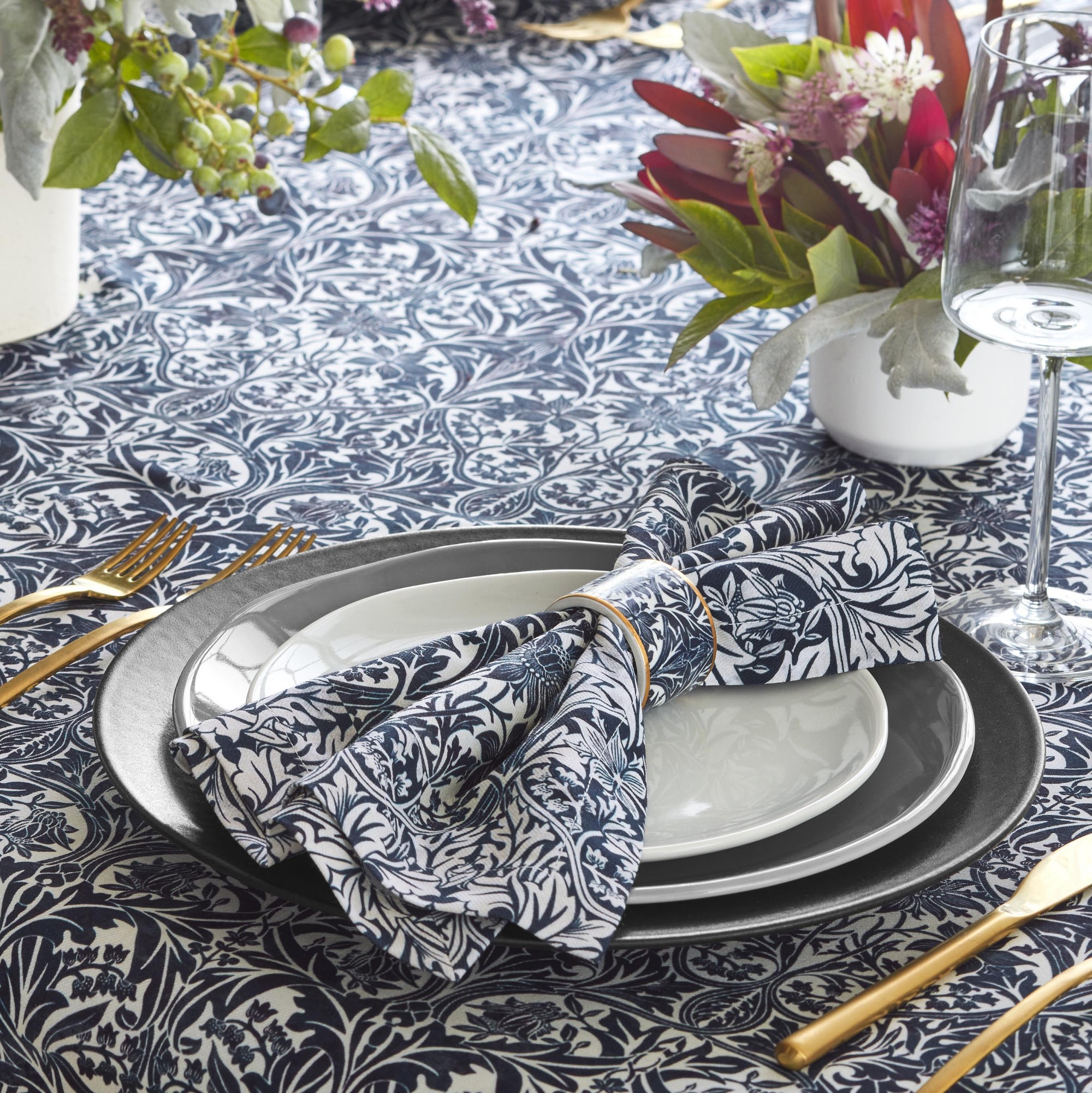 Morris & Co. x Williams Sonoma Bluebell Tablecloth