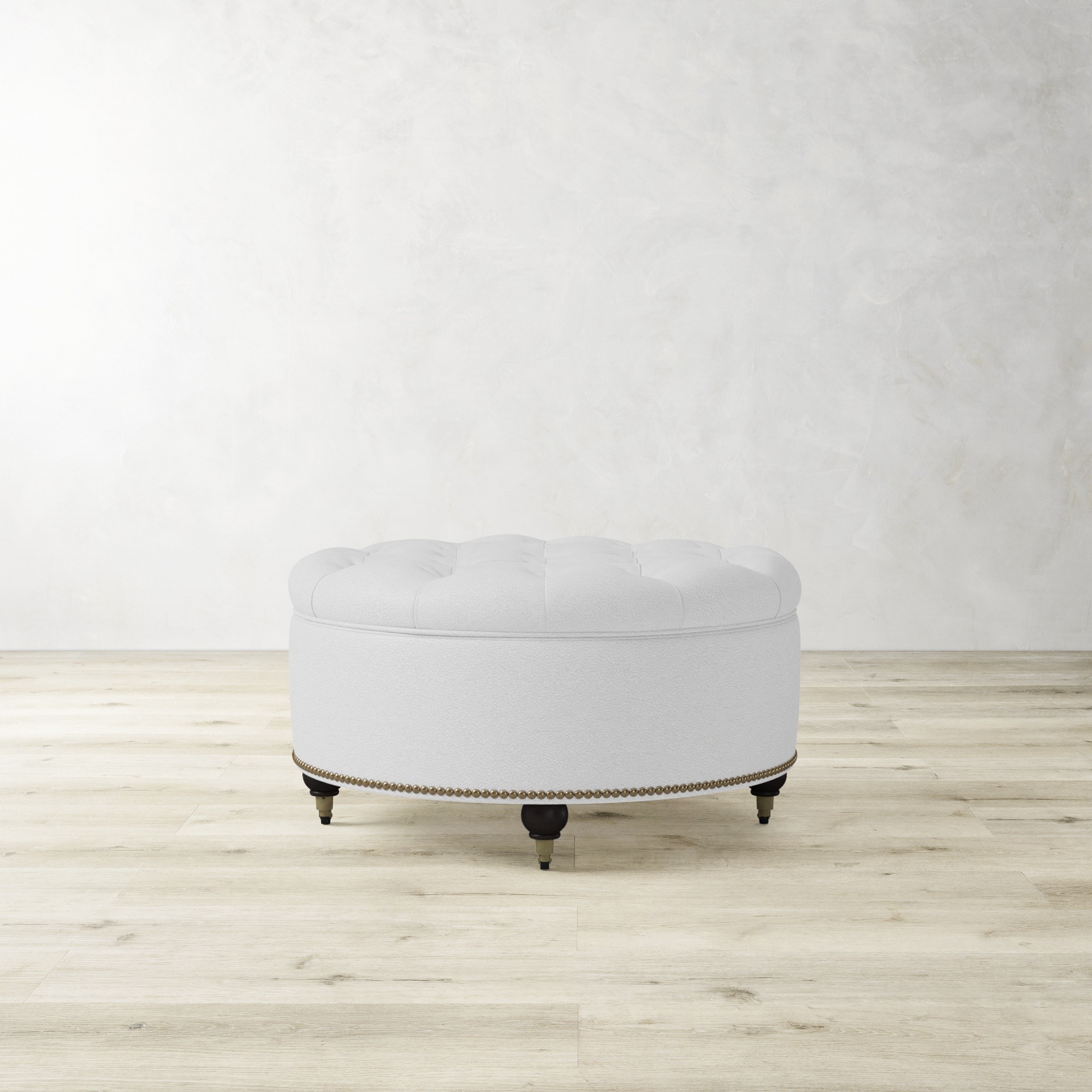 Soho Tufted Round Storage Ottoman (36)