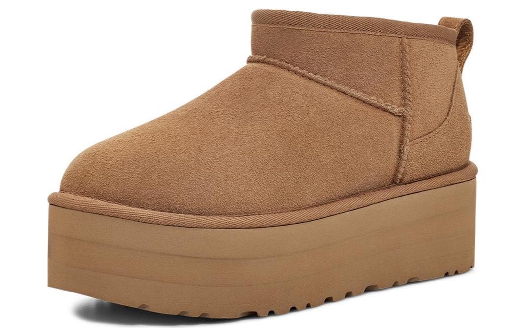 (WMNS) UGG Classic Ultra Mini Platform 'Chestnut' 1135092-CHE